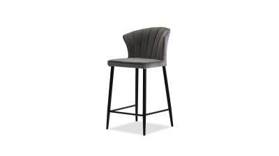 ARIEL-Graphite-Velvet-Black-Counter-Stool