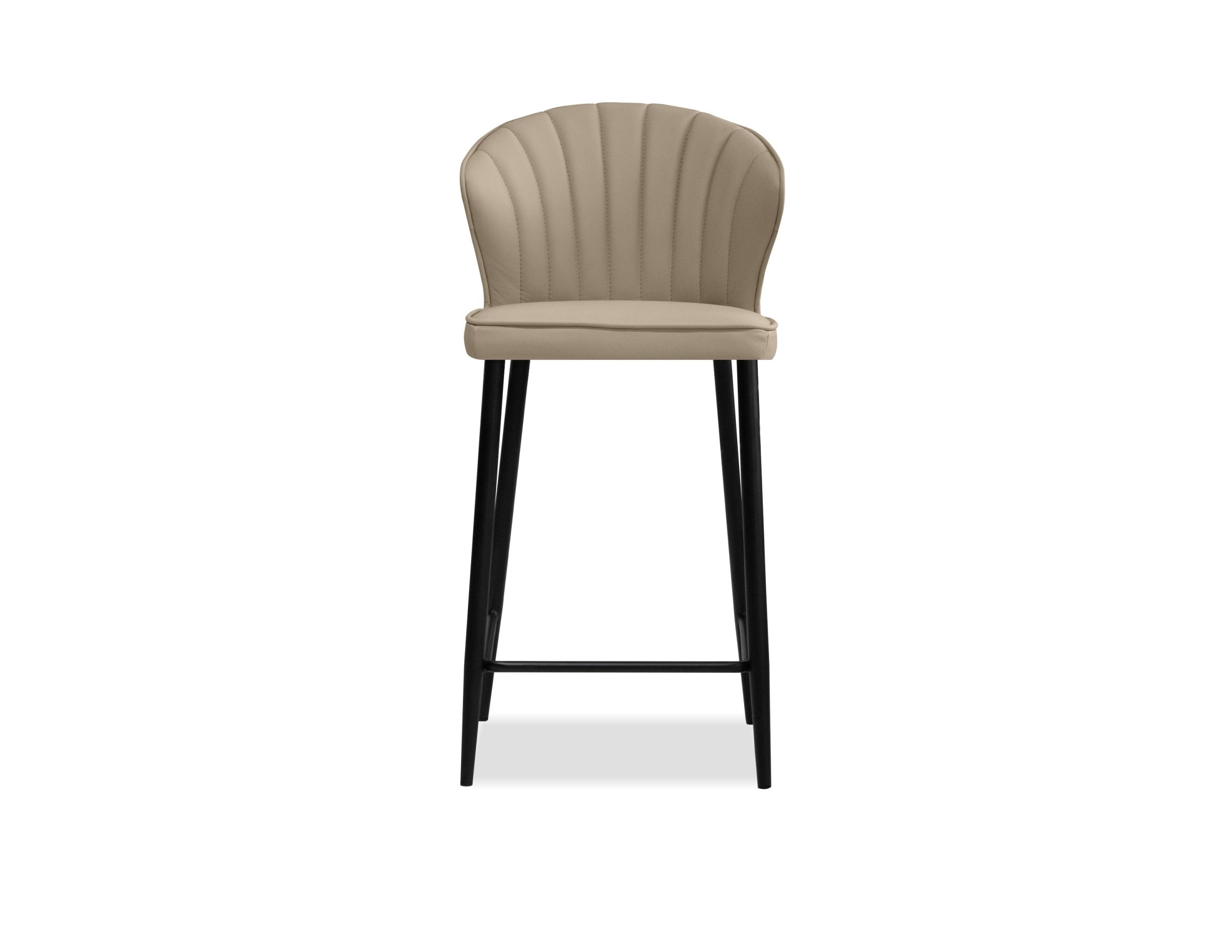 ARIEL-Wheat-Leather-Black-Counter-Stool-1