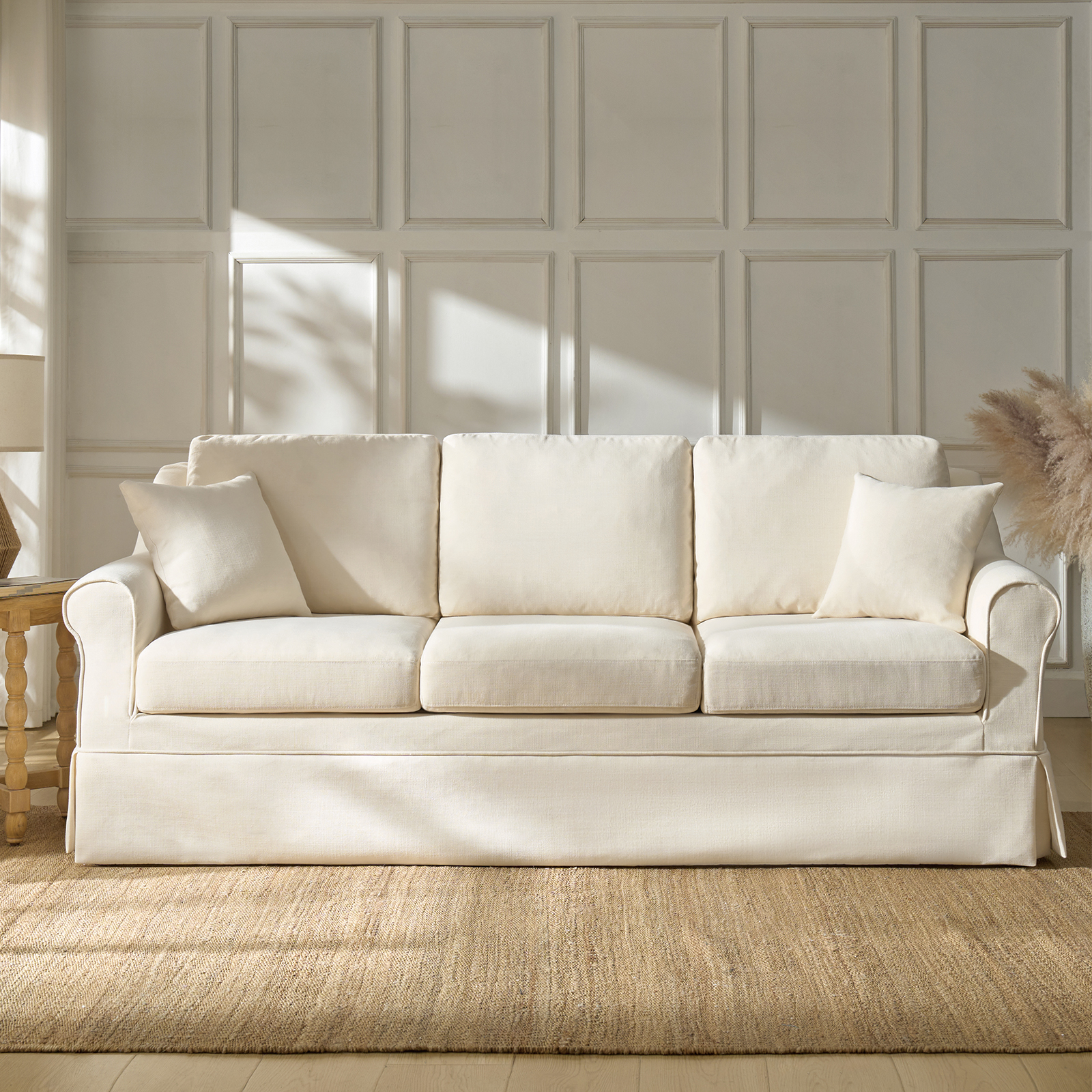 Abegail-Linen-Slipcovered-Farmhouse-Down-Blend-Sofa-1