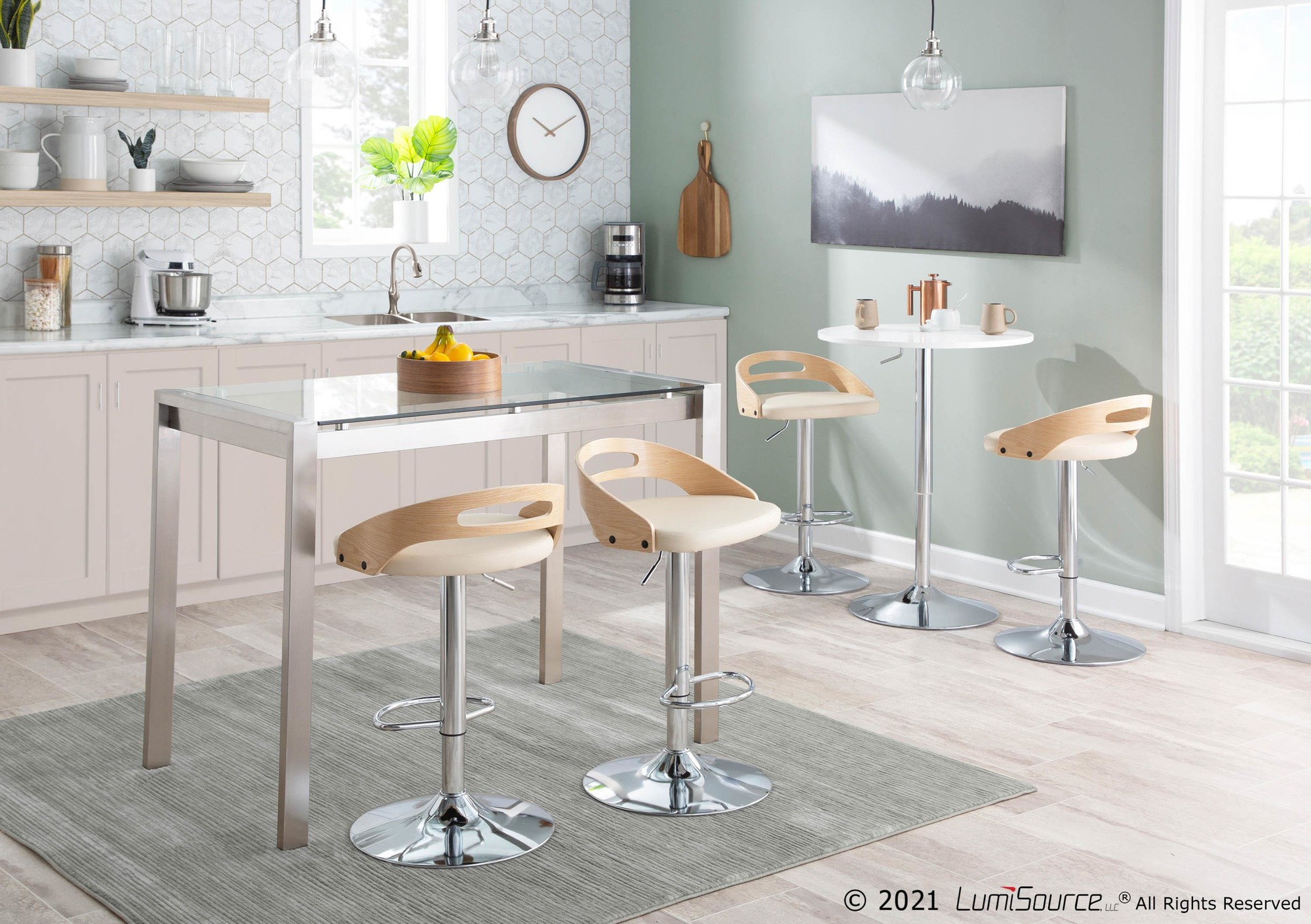 Adjustable-Contemporary-White-Wooden-Top-Bar-Table-1