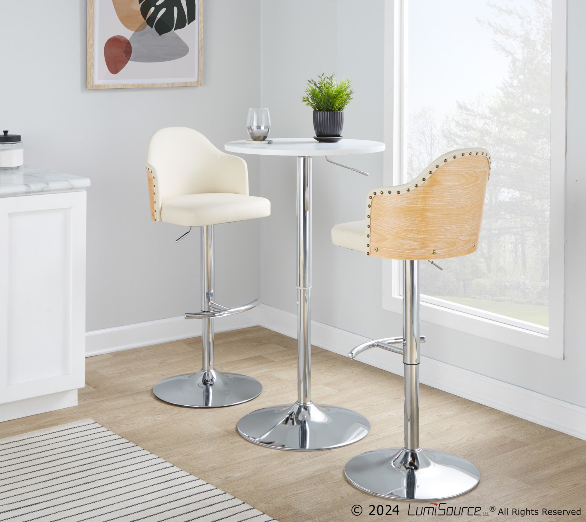 Adjustable-Contemporary-White-Wooden-Top-Bar-Table-2