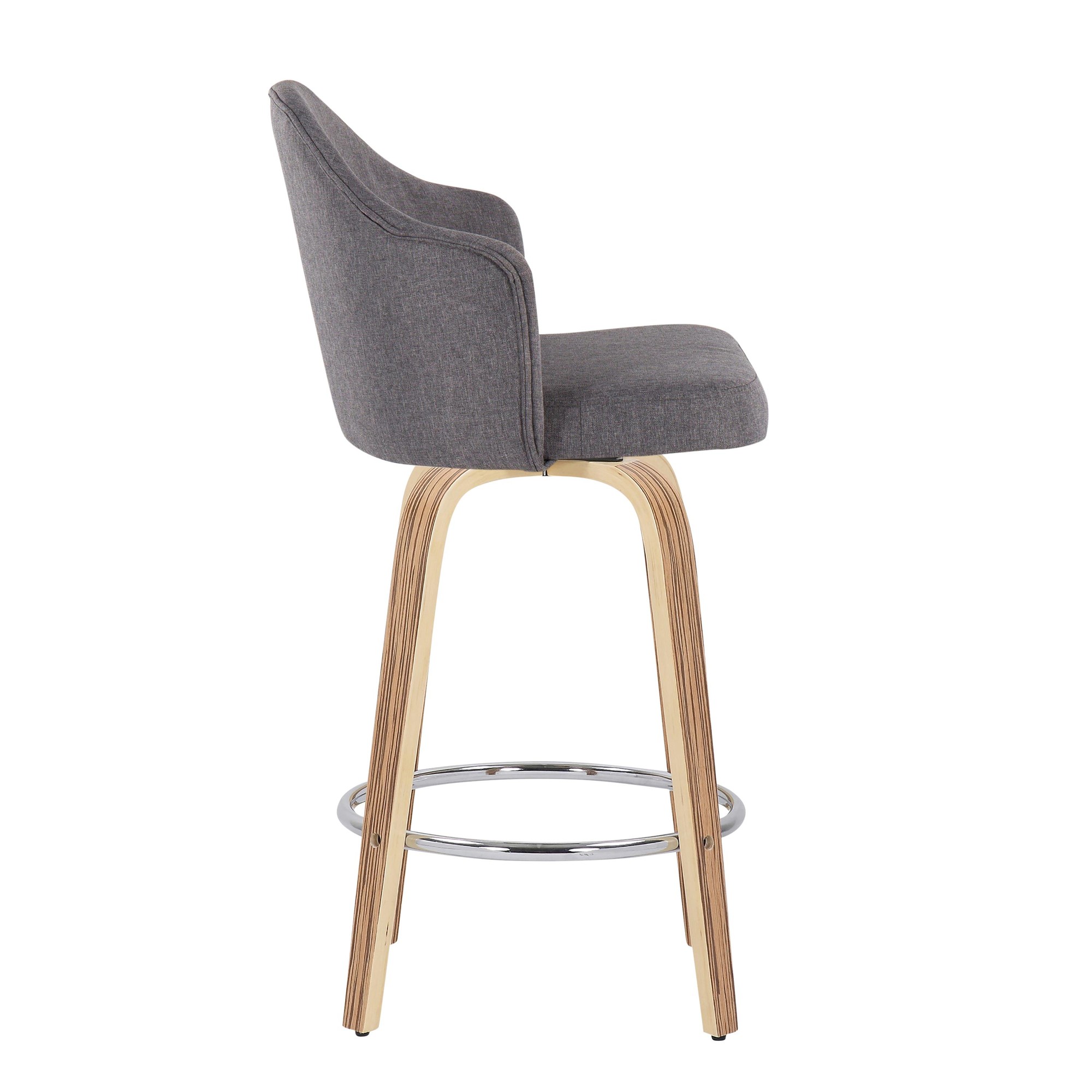 Ahoy-Zebra-Wood-Grey-Fabric-Mid-Century-Modern-Counter-Stool-Set-of-2-4