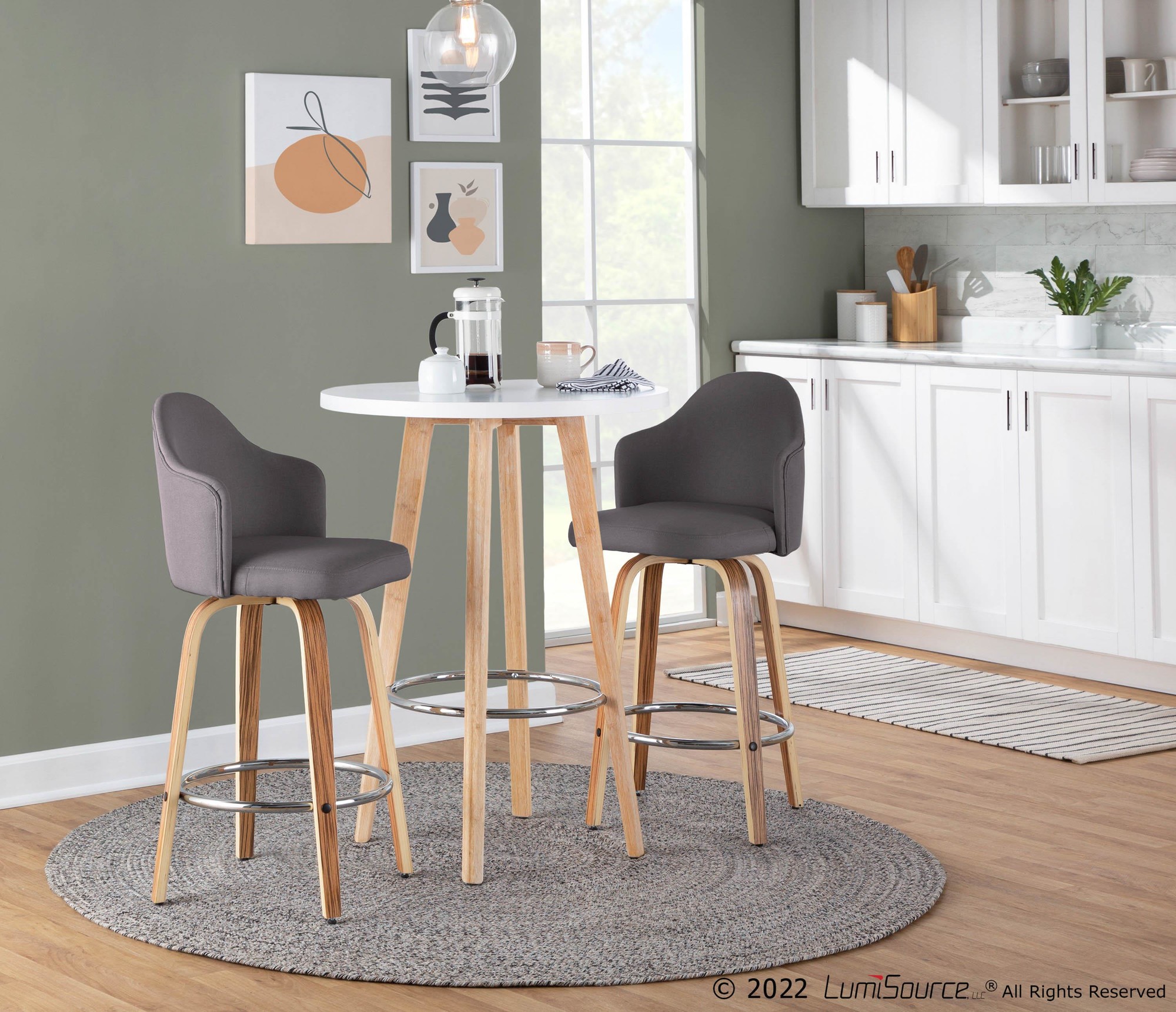 Ahoy-Zebra-Wood-Grey-Fabric-Mid-Century-Modern-Counter-Stool-Set-of-2