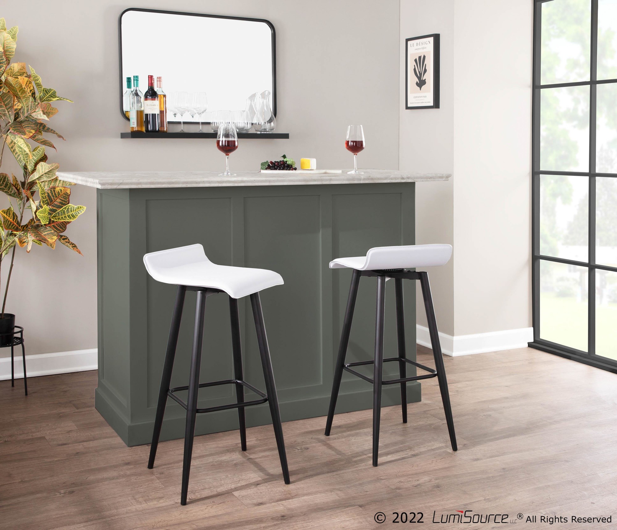 Ale-Black-Steel-and-White-Faux-Leather-Bar-Stools-Set-of-2
