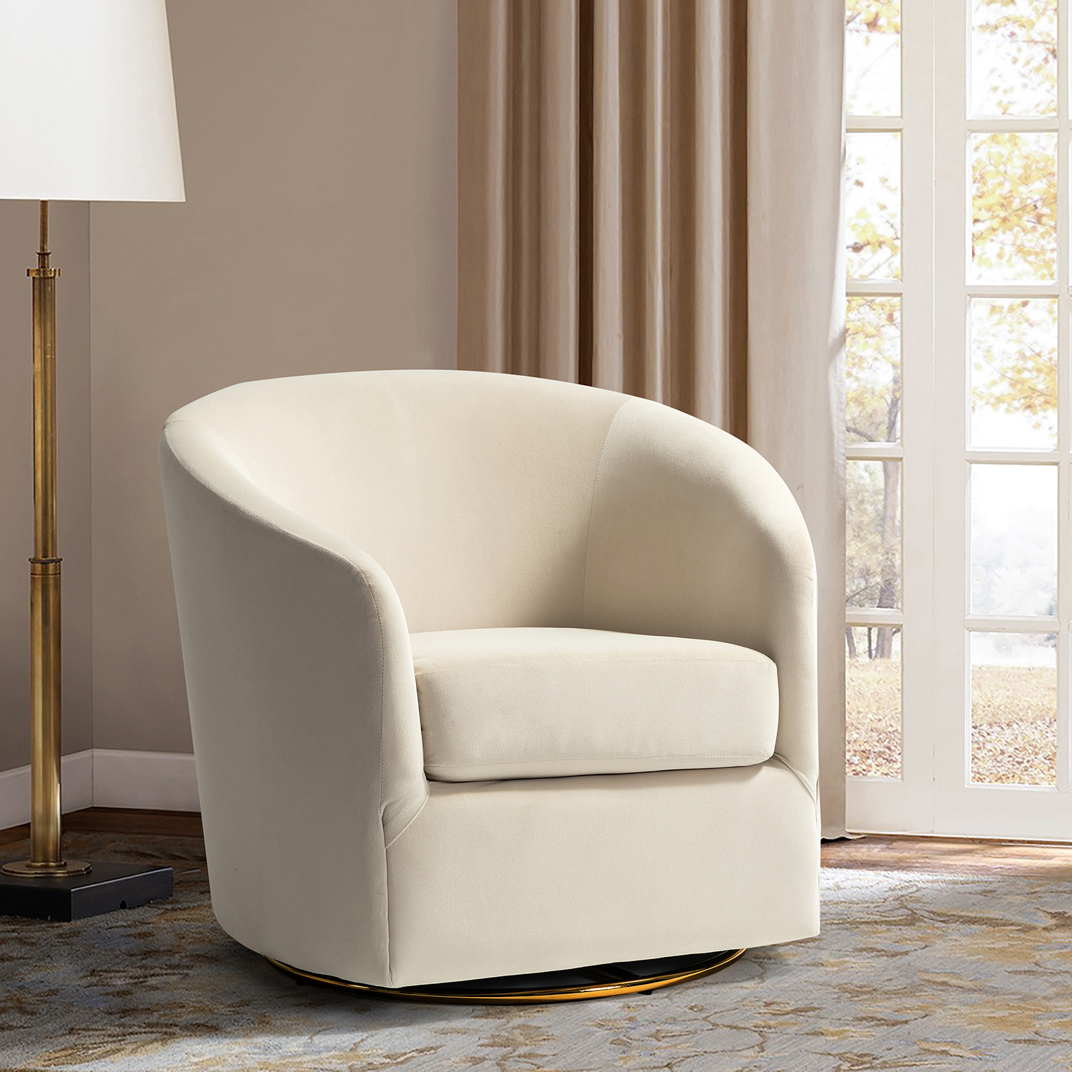 Amarante-Tan-Velvet-Gold-Swivel-Barrel-Accent-Chair