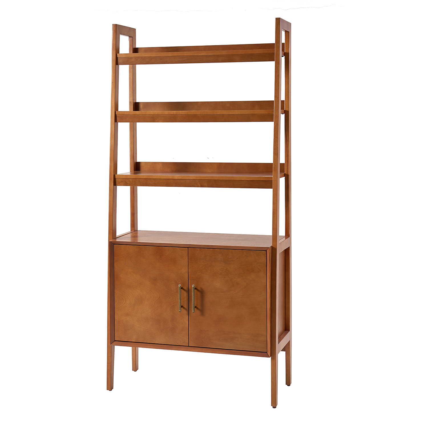 Andres-Acorn-Solid-Wood-Mid-Century-Modern-Ladder-Bookcase-1