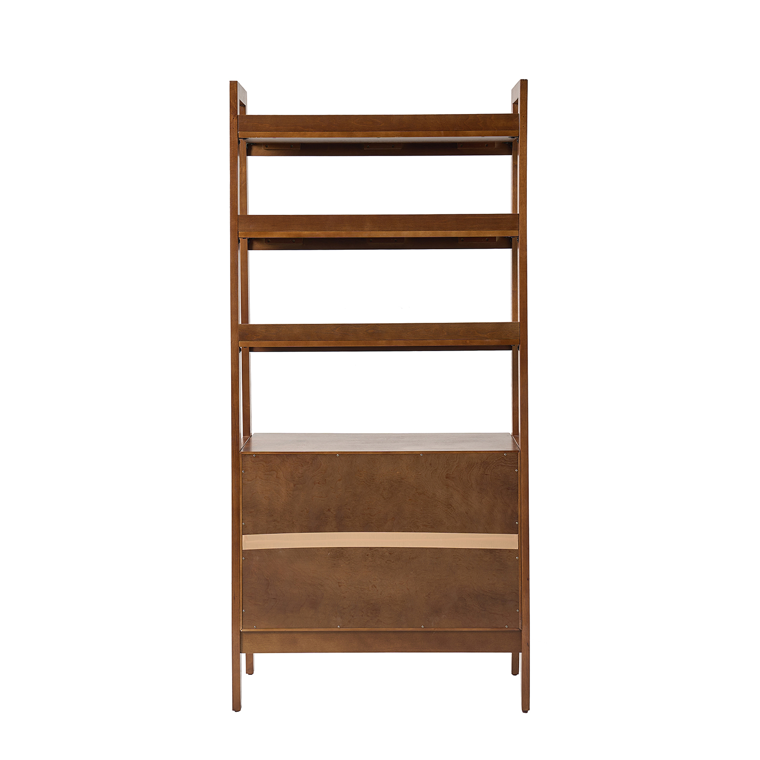 Andres-Walnut-Solid-Wood-Mid-Century-Modern-Ladder-Bookcase-4