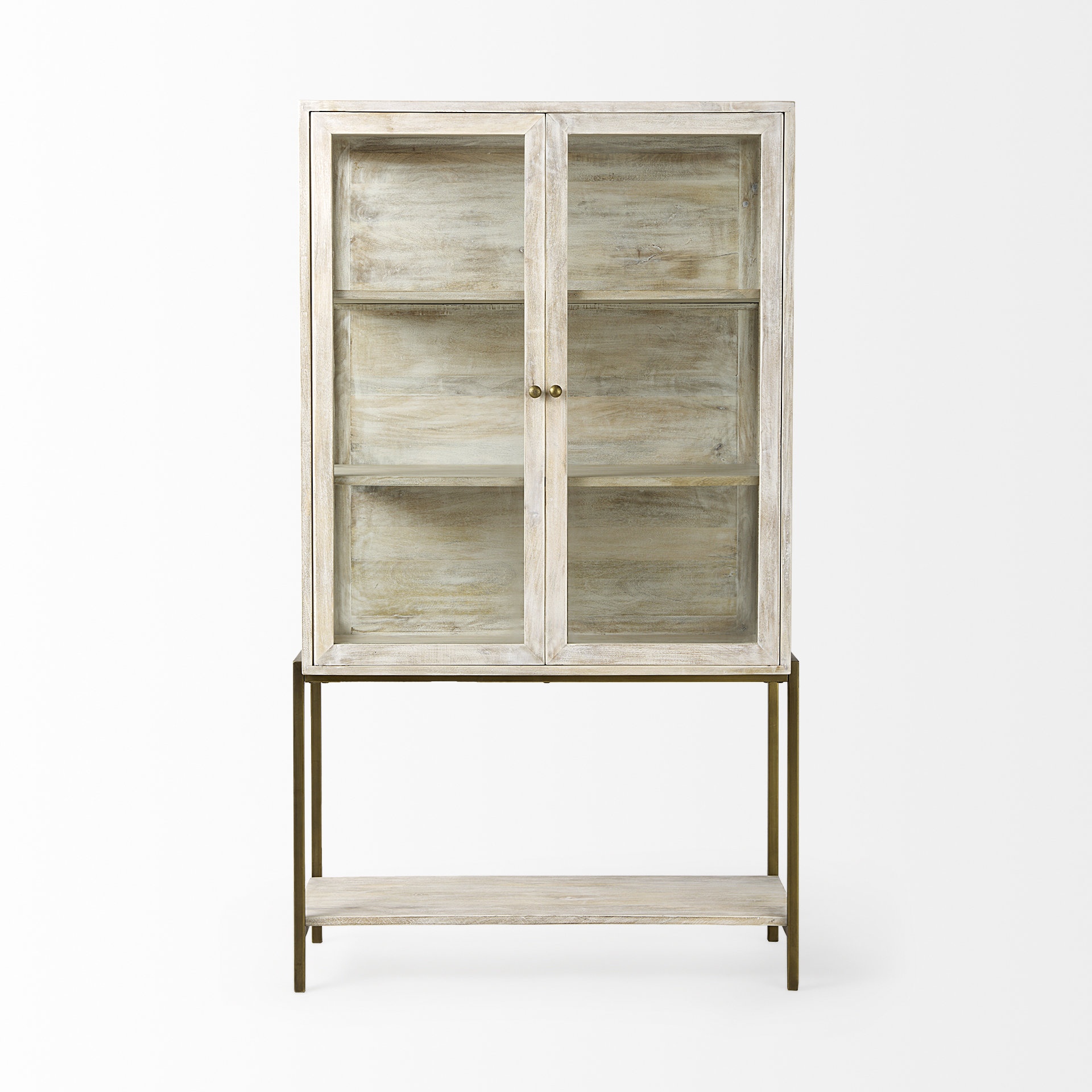 Arelius-36L-x-18.75W-x-63H-White-Wood-W-Gold-Metal-Base-Display-Cabinet-2