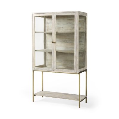Arelius-36L-x-18.75W-x-63H-White-Wood-W-Gold-Metal-Base-Display-Cabinet