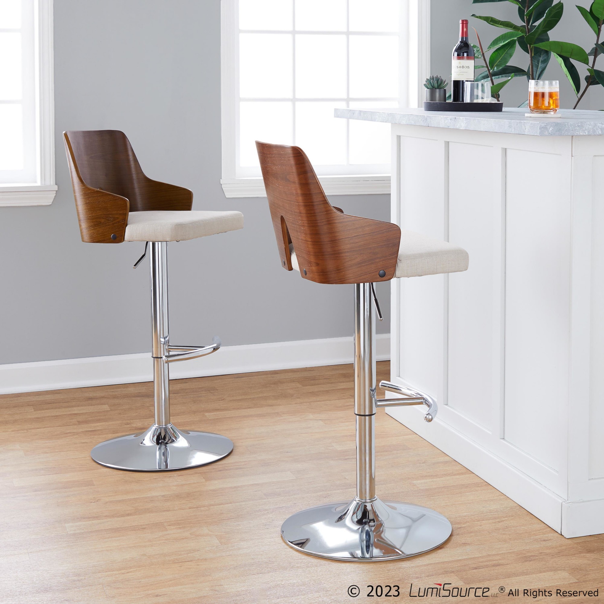 Ariana-Mid-Century-Modern-Beige-Swivel-Barstools-Set-of-2-1