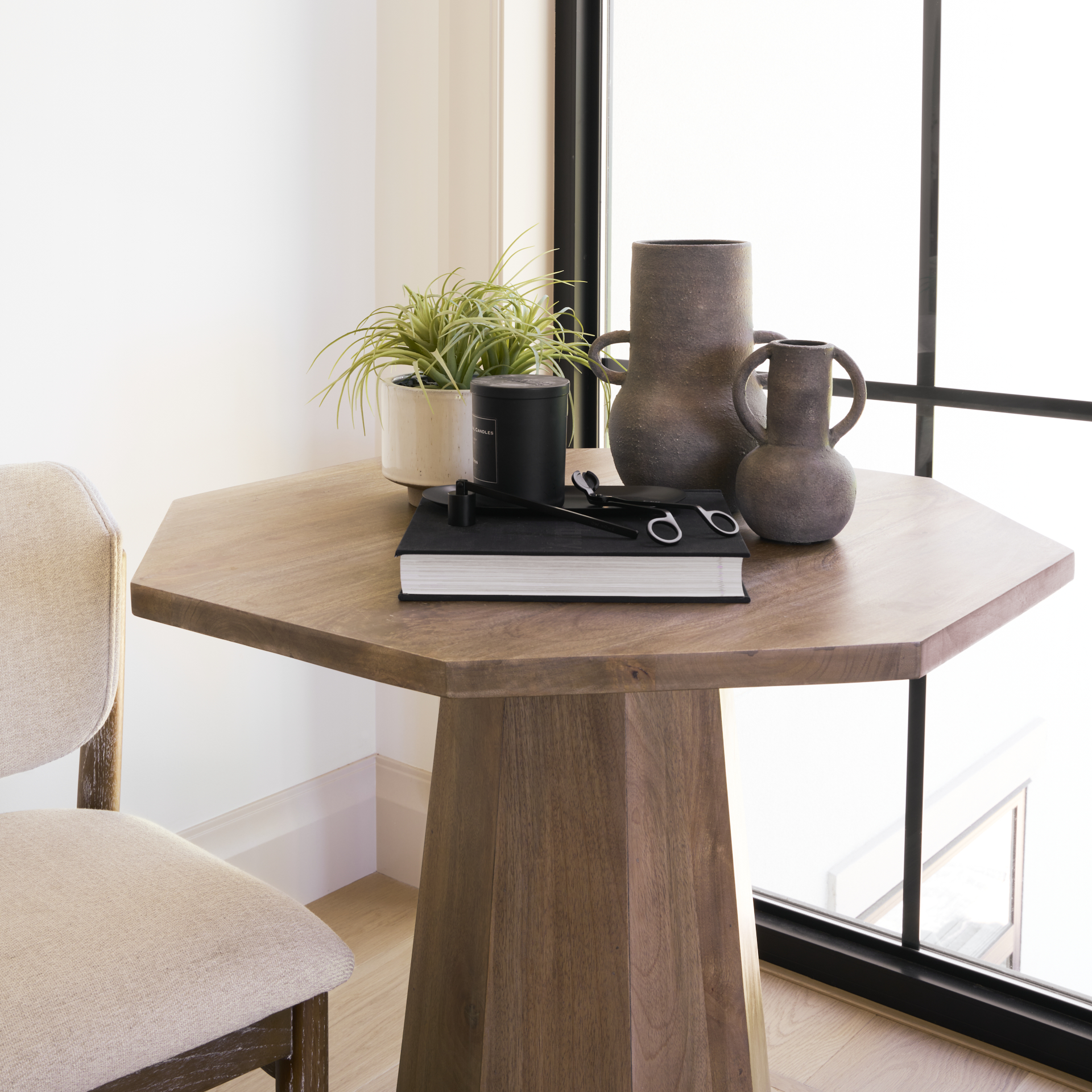 Armani-10.4H-Brown-Gray-Double-Ear-Ceramic-Vase-1