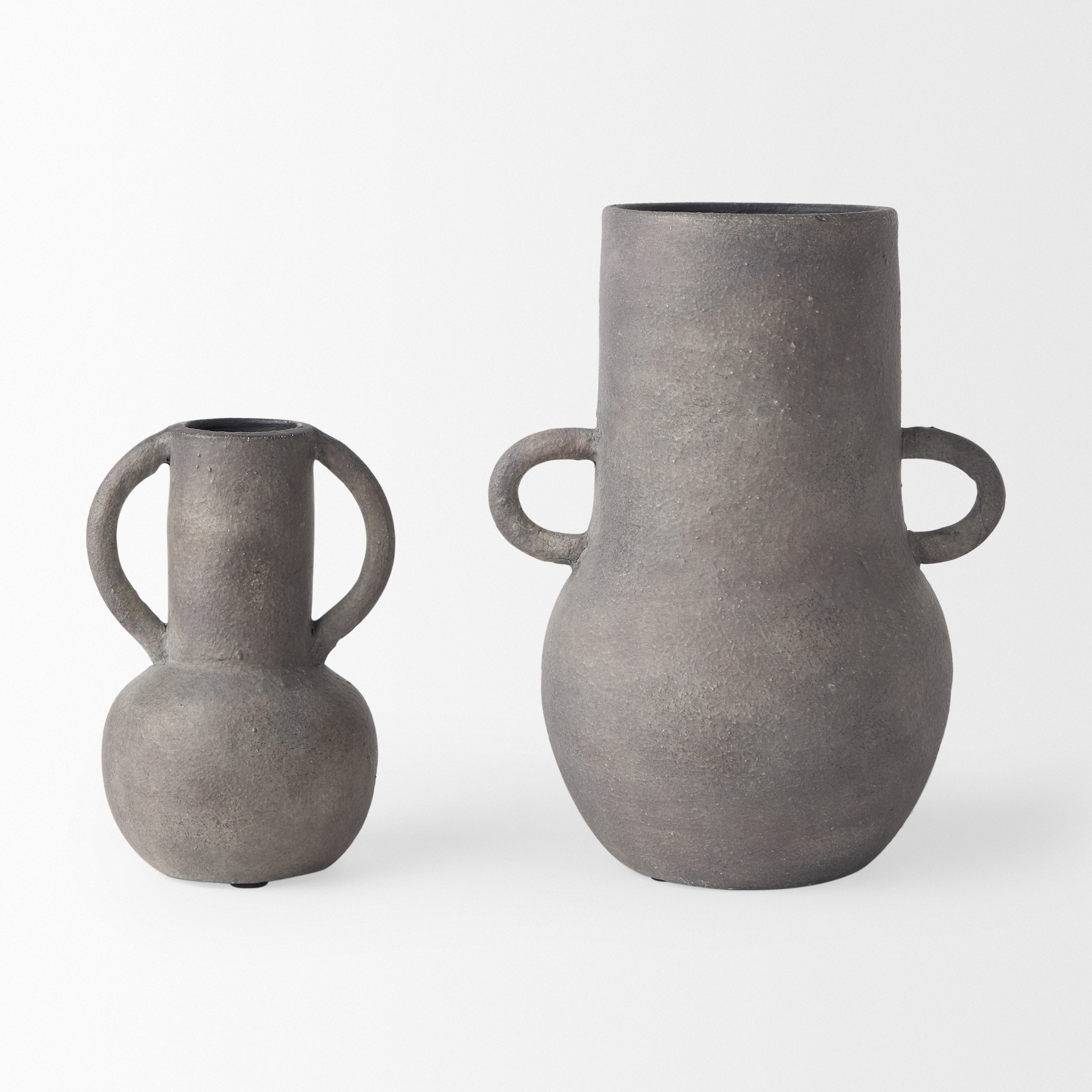 Armani-10.4H-Brown-Gray-Double-Ear-Ceramic-Vase-10