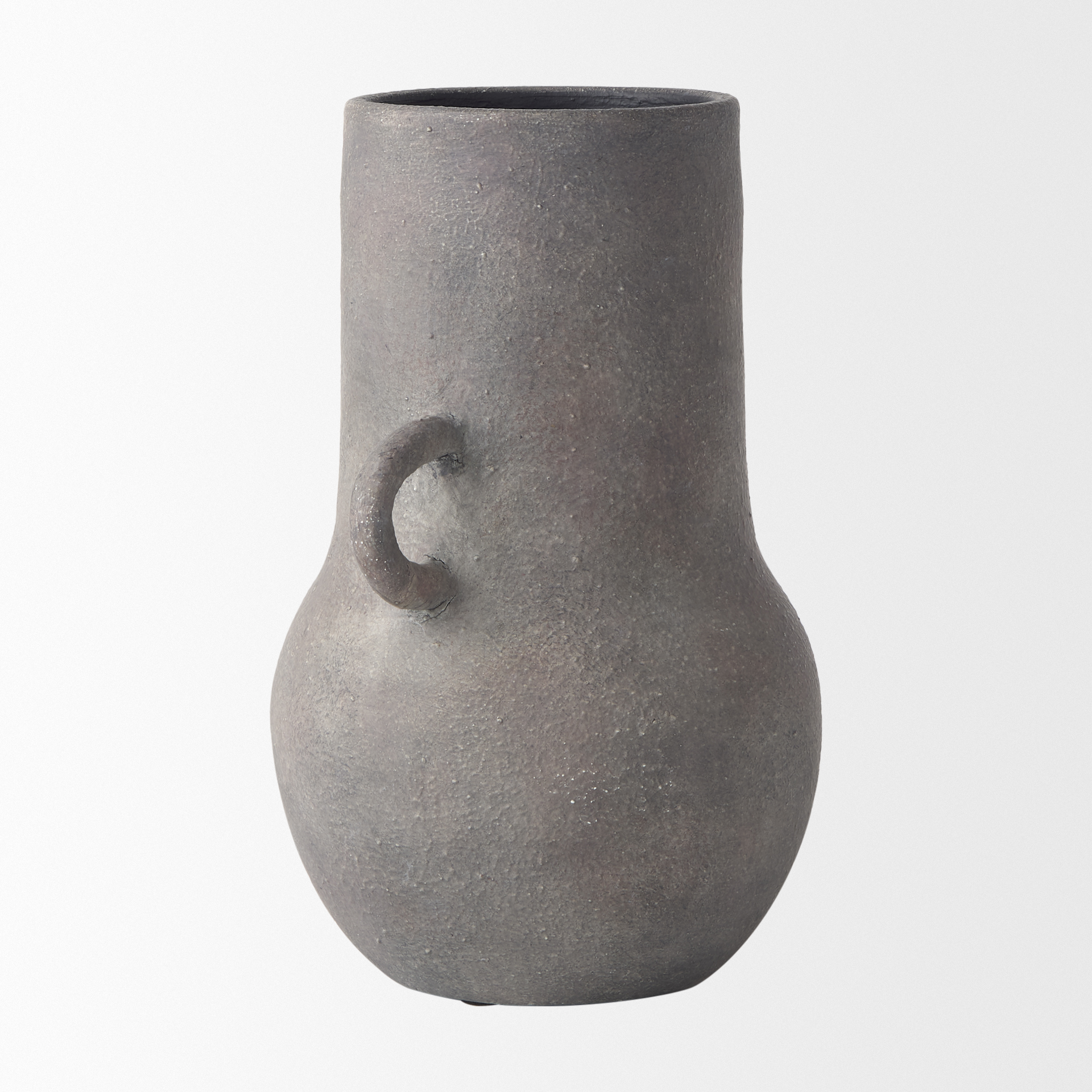 Armani-10.4H-Brown-Gray-Double-Ear-Ceramic-Vase-4