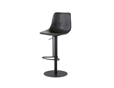 BENY-Black-Leatherette-Hydraulic-Bar-Stool-Black-Base