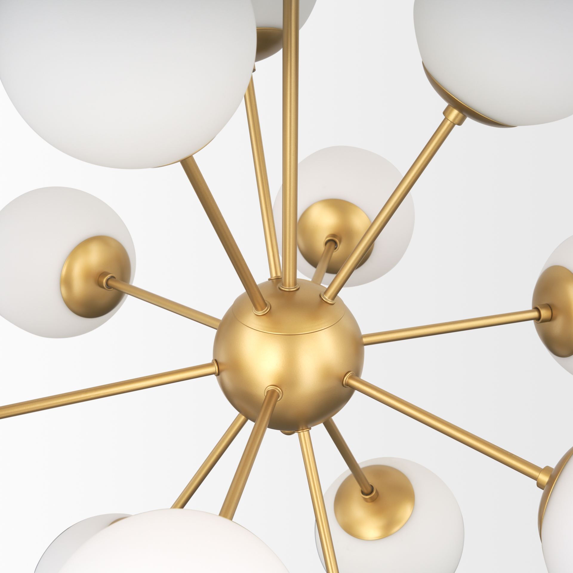Barbara-Brushed-Gold-Metal-w-Frosted-Glass-Globes-11-Light-Chandelier-6