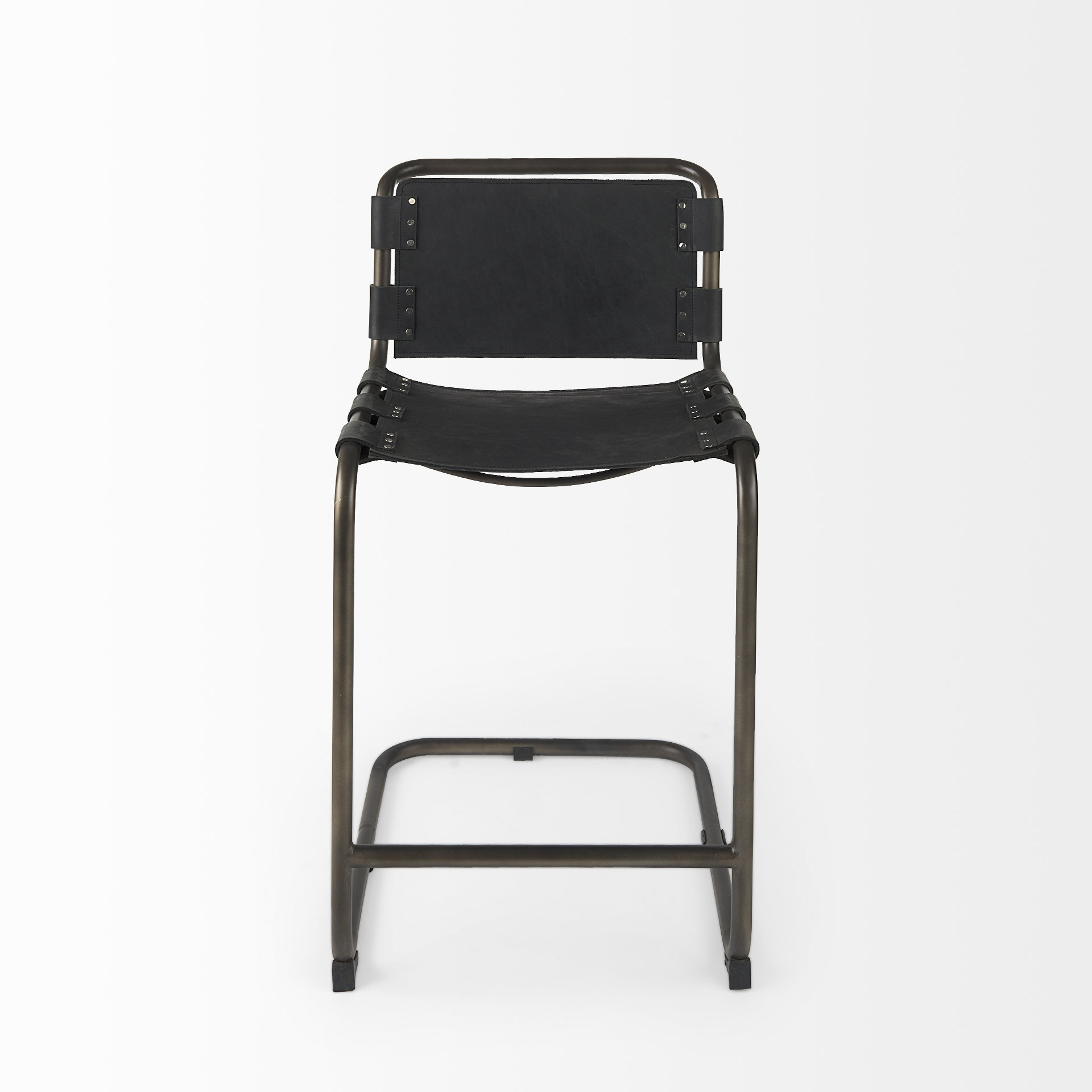 Berbick-21L-x-25W-x-38H-Black-Leather-W-Iron-Frame-Counter-Stool-2