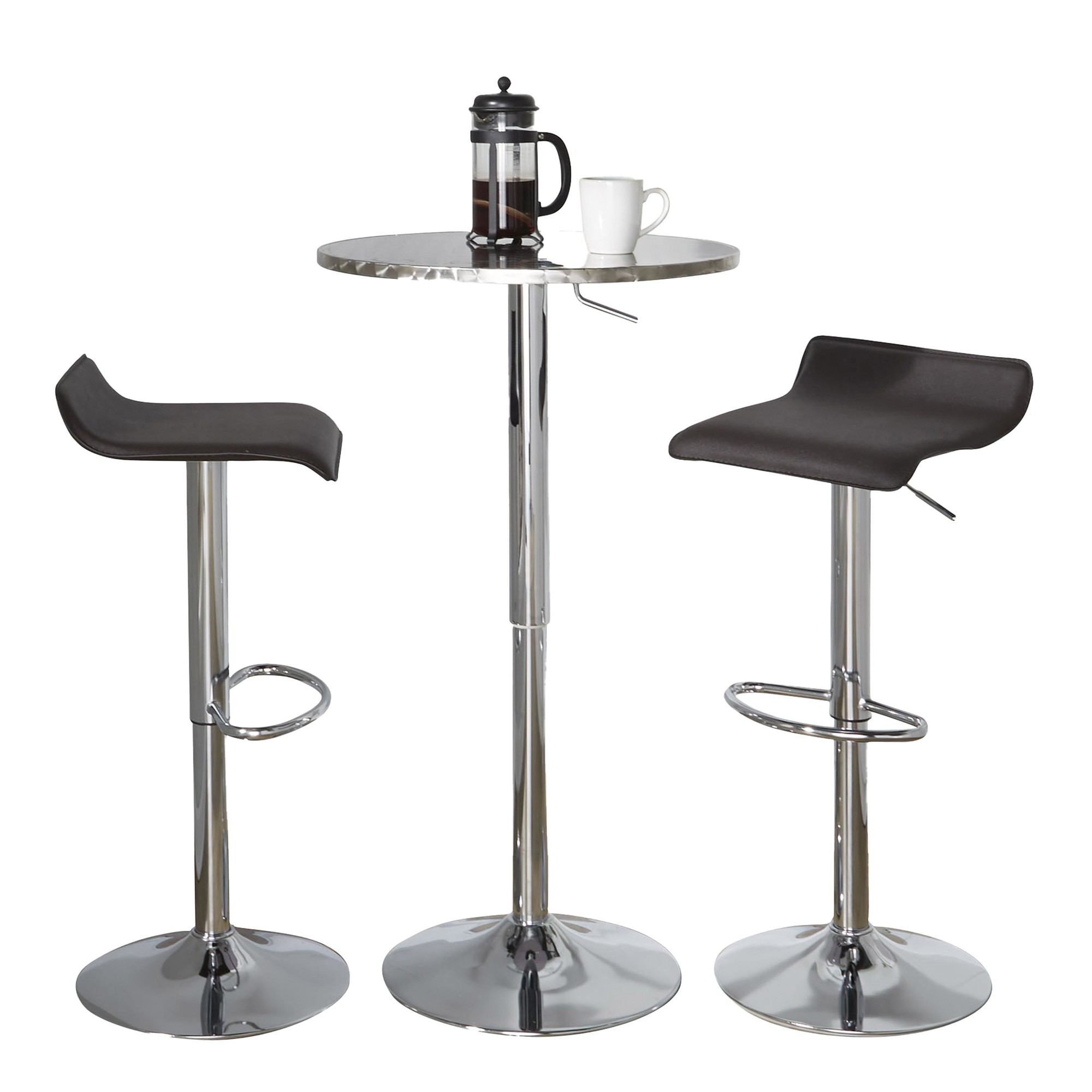 Bistro-Round-Adjustable-Bar-Set-Silver-and-Brown-3