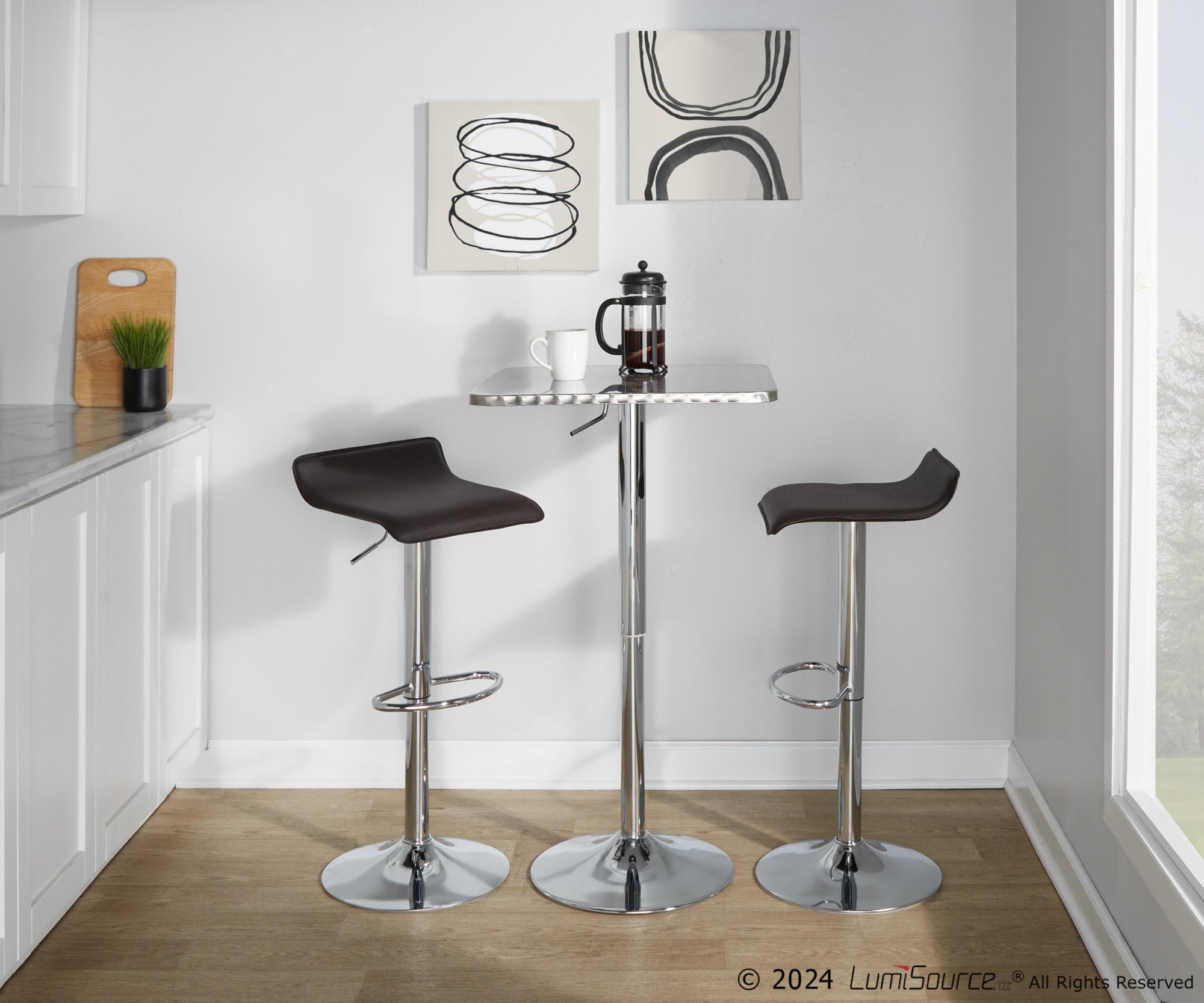 Bistro-Square-Ale-Contemporary-Adjustable-Bar-Set-Silver-Brown-1