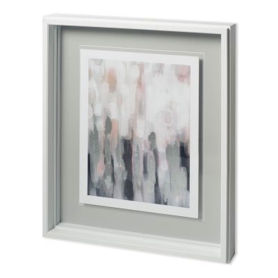 Blushing-I-by-Karen-Lorena-Parker-a-Hand-Embelished-Textured-Framed-Art-Print-Matted-under-Glass