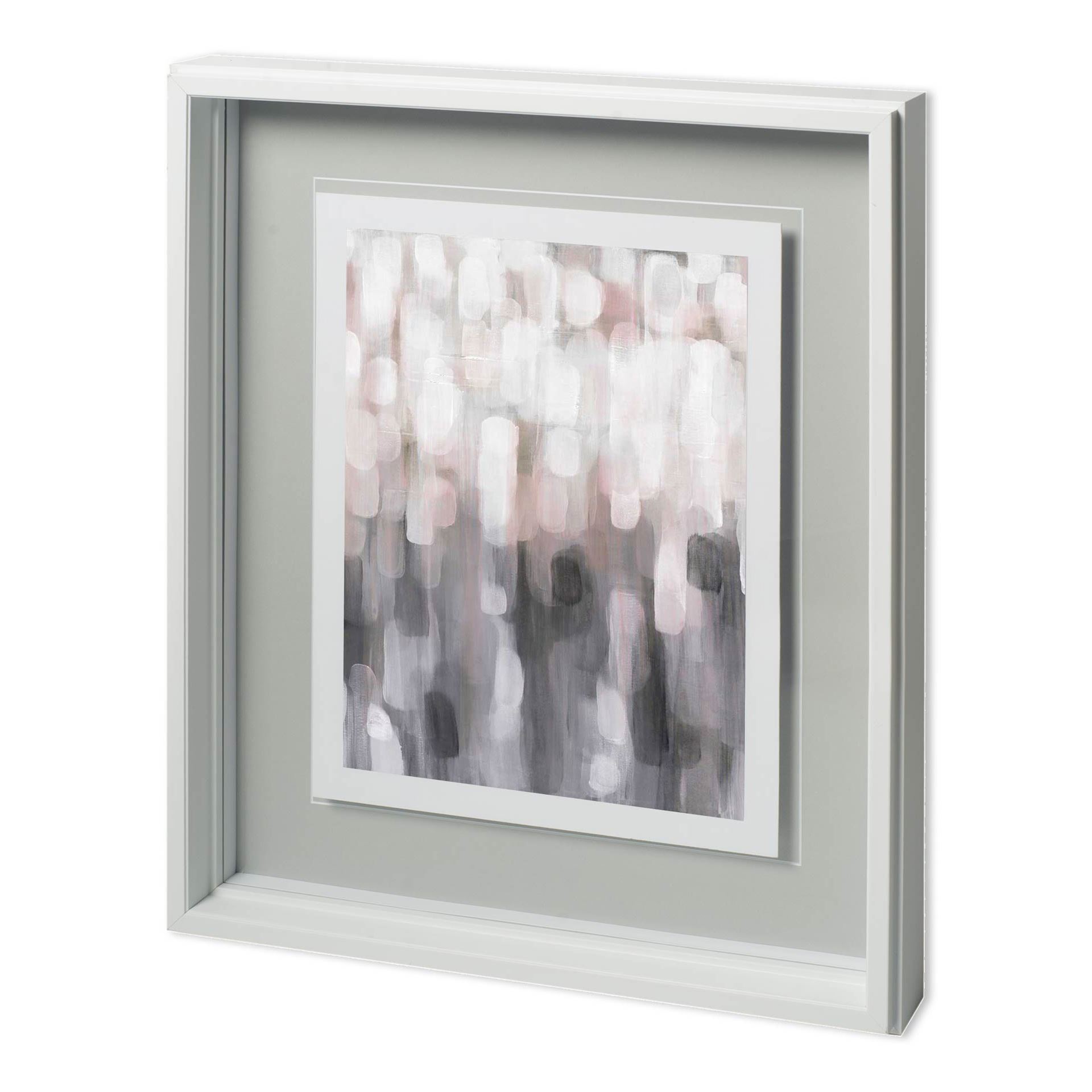 Blushing-II-by-Karen-Lorena-Parker-a-Hand-Embelished-Textured-Framed-Art-Print-Matted-under-Glass