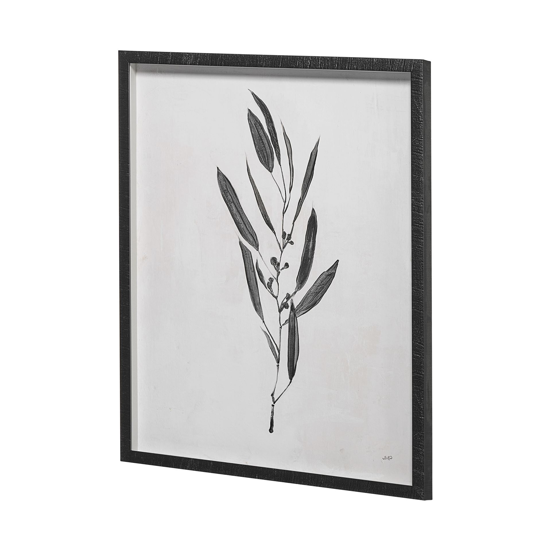 Botanical-Study-I-by-Julia-Purinton-a-Hand-Embelished-Textured-Framed-Art-Print-Matted-under-Glass-2