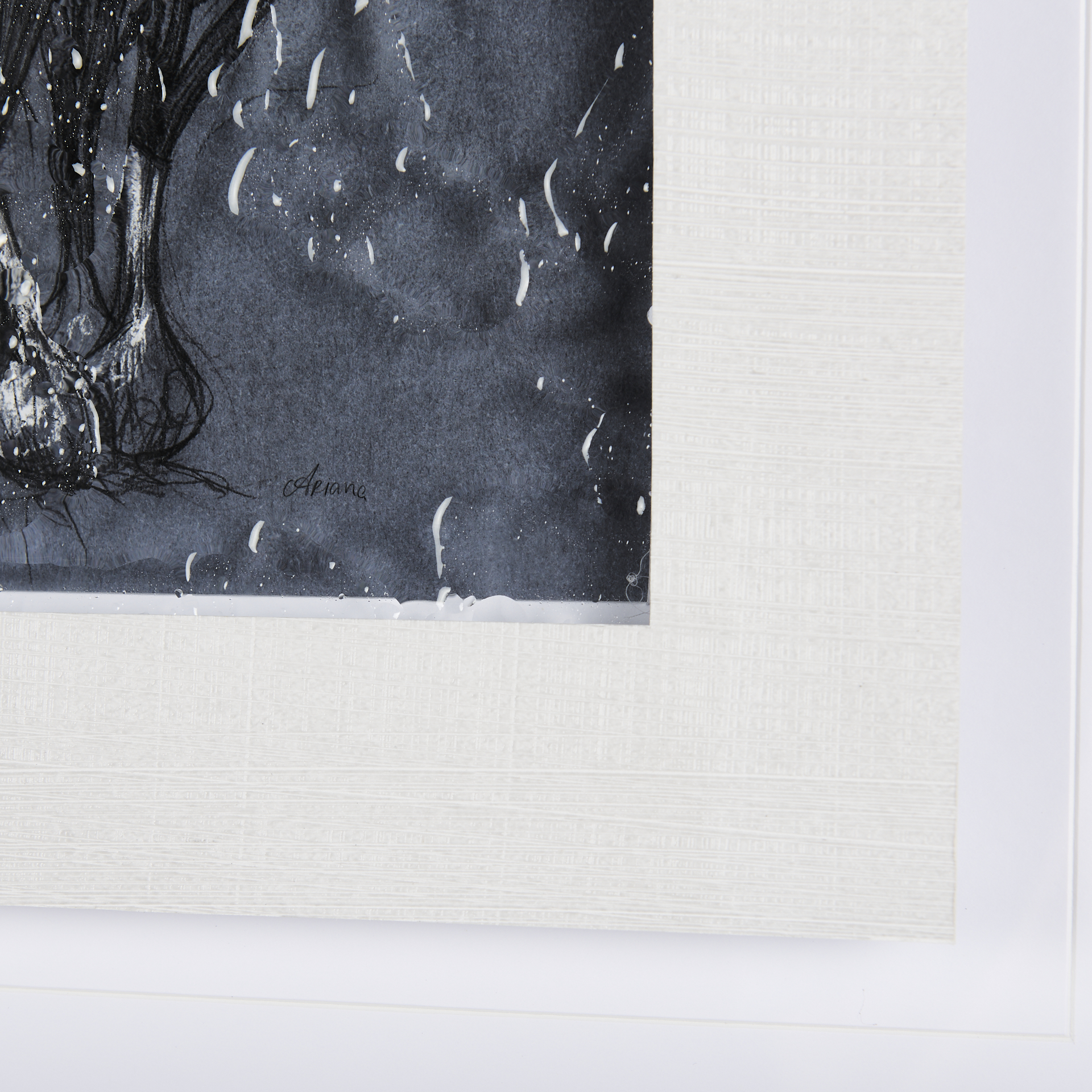 Botanical-sketchesVI-Blue-by-Mercana-Studio-Hand-Embelished-Framed-Art-Print-Matted-under-Glass-5