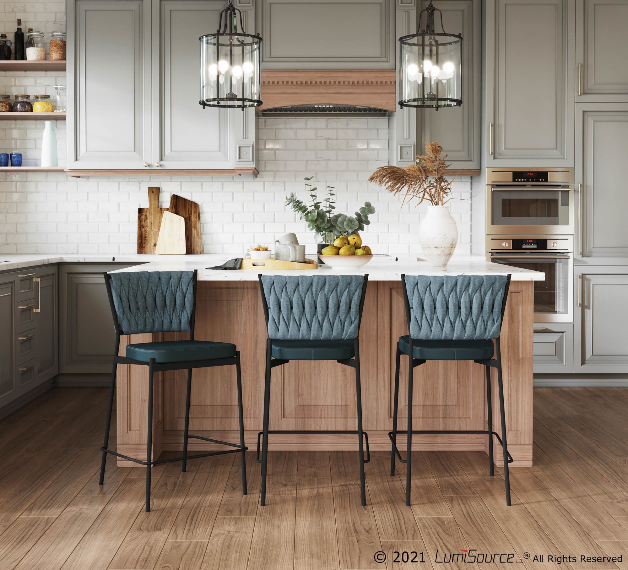 Braided-Tania-Green-Contemporary-Counter-Stool-Set-Set-of-2
