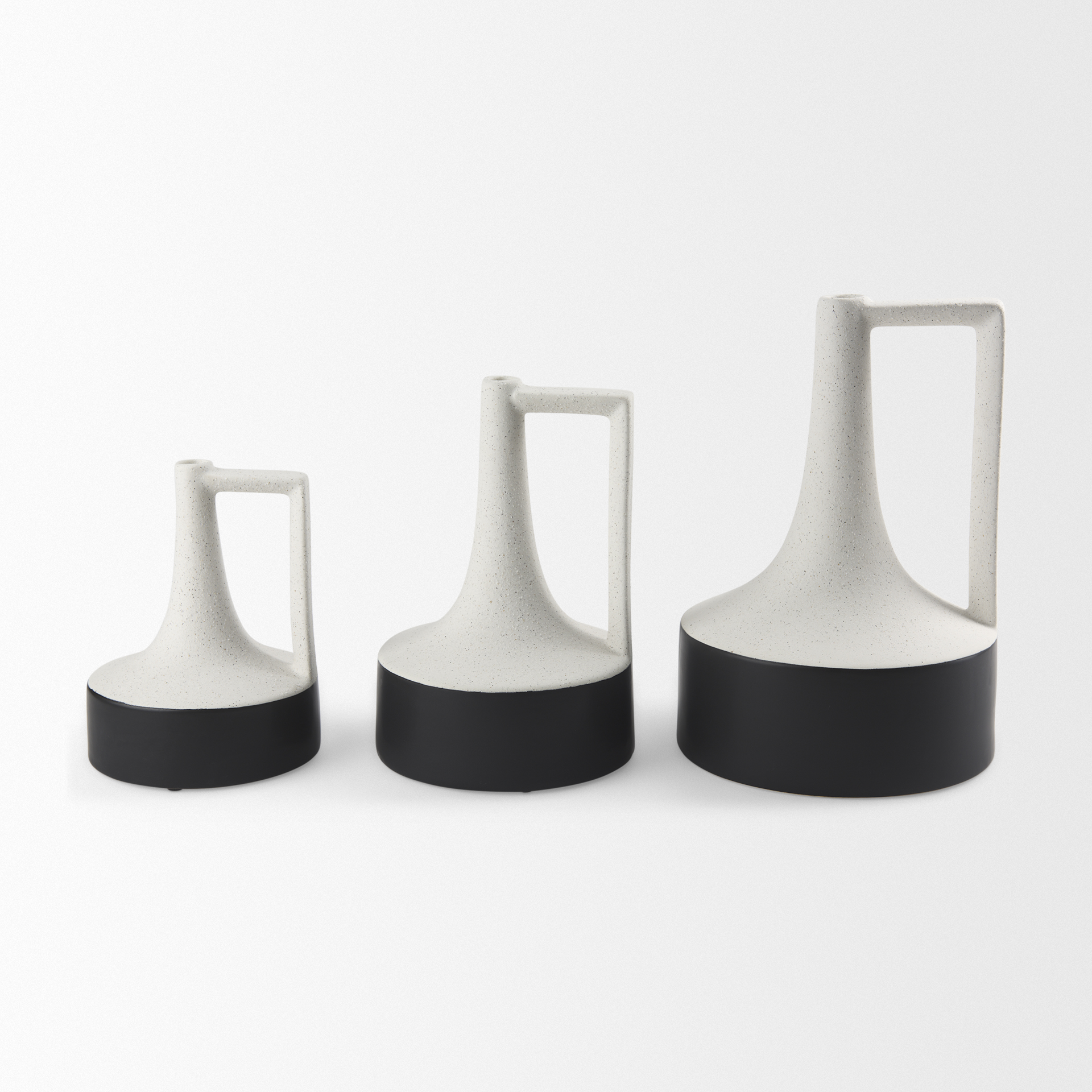 Burton-11.6H-Medium-White-and-Black-Ceramic-Jug-Vase-11