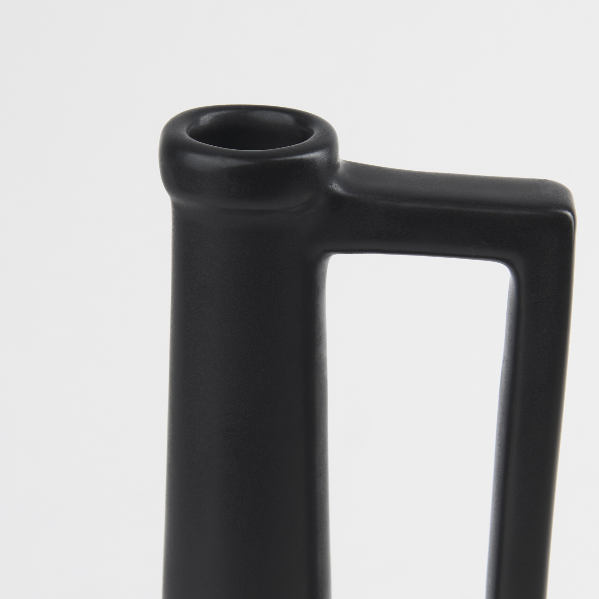 Burton-14.2H-Medium-Matte-Black-Ceramic-Jug-Vase-6