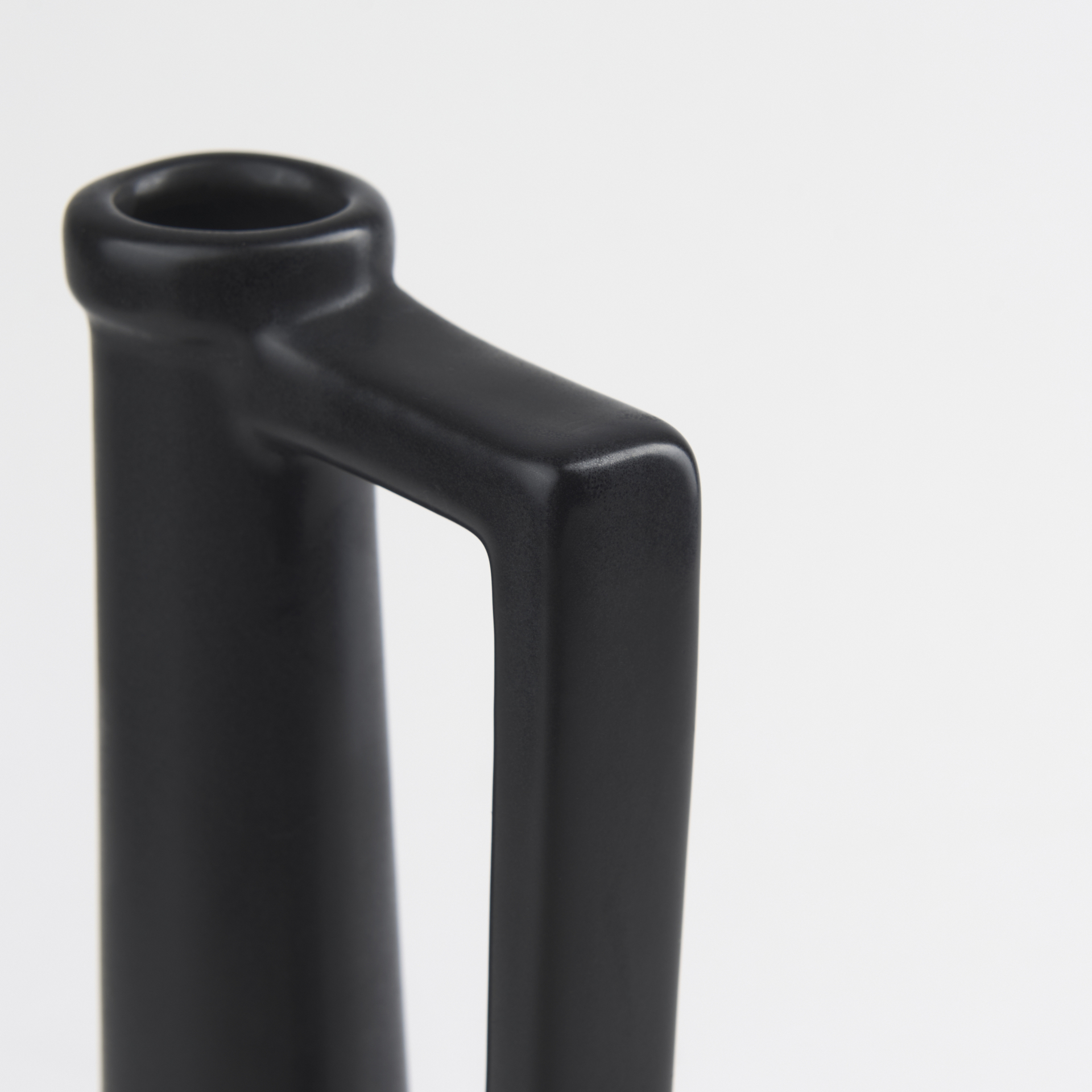 Burton-14.2H-Medium-Matte-Black-Ceramic-Jug-Vase-7