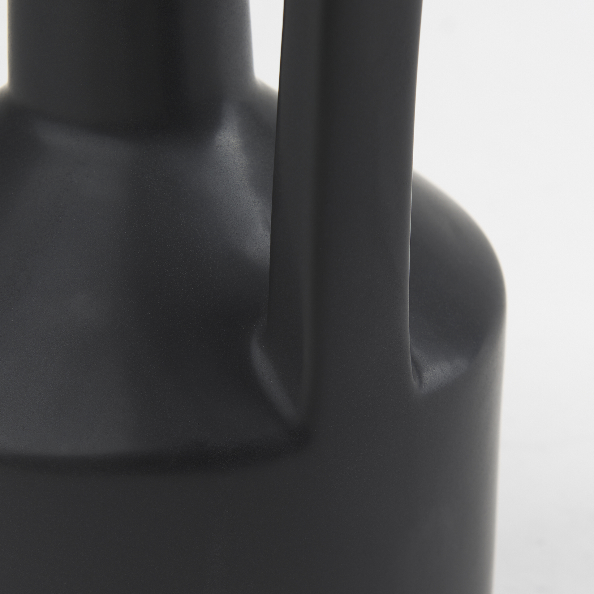 Burton-14.2H-Medium-Matte-Black-Ceramic-Jug-Vase-8