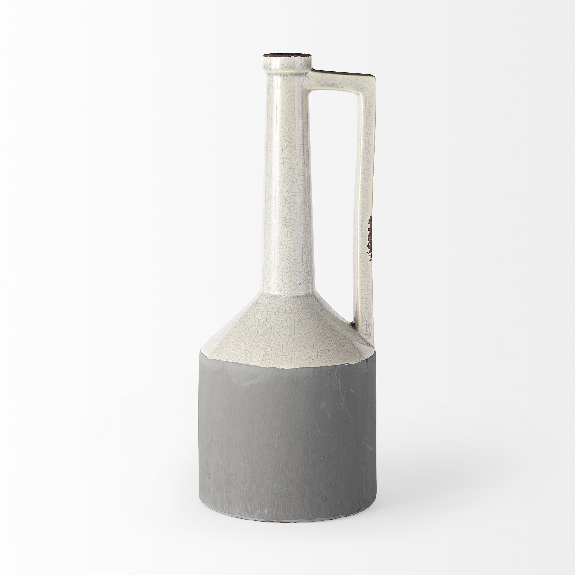 Burton-16.7H-Large-Two-Tone-Gray-Ceramic-Jug-Vase-4