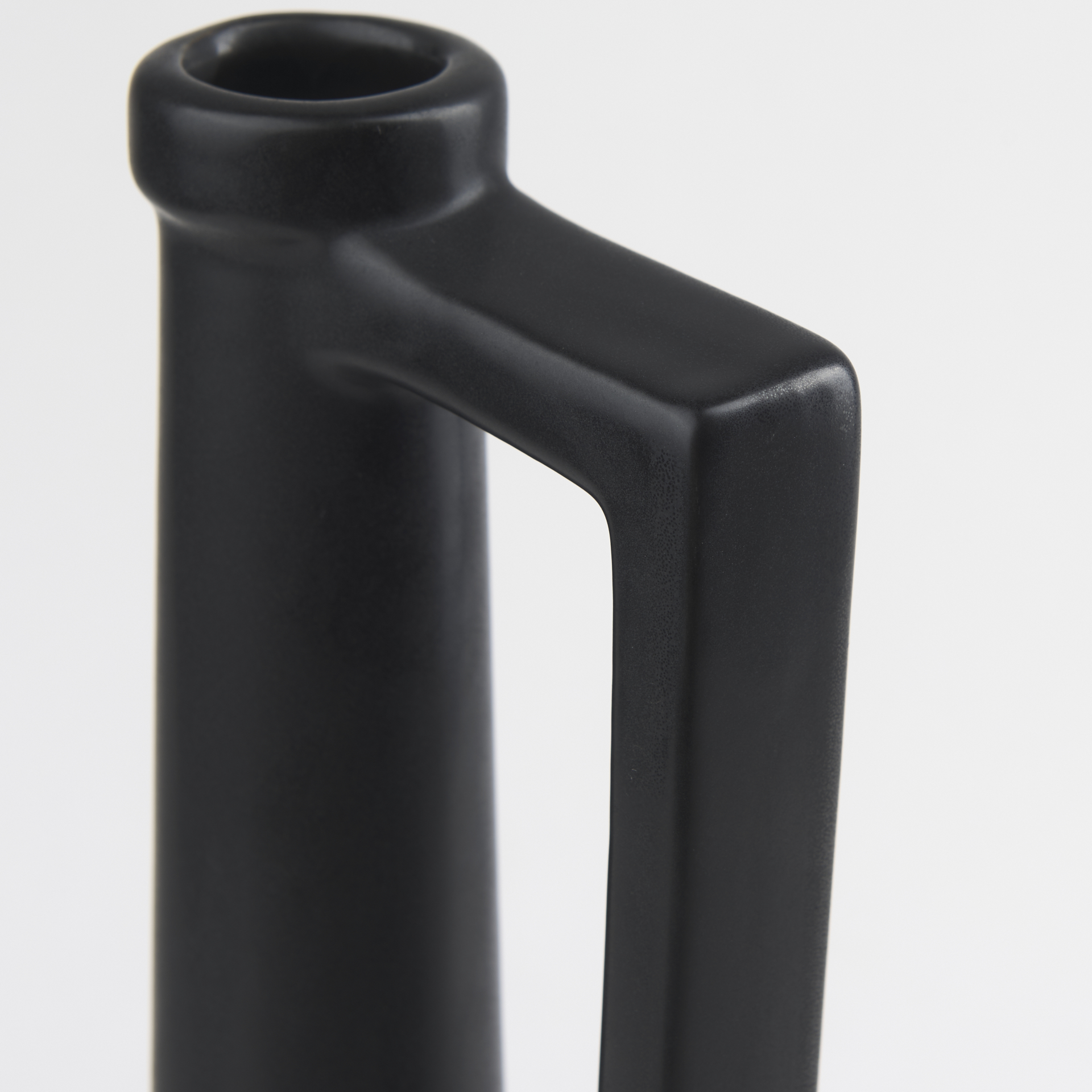 Burton-17.1H-Large-Matte-Black-Ceramic-Jug-Vase-7