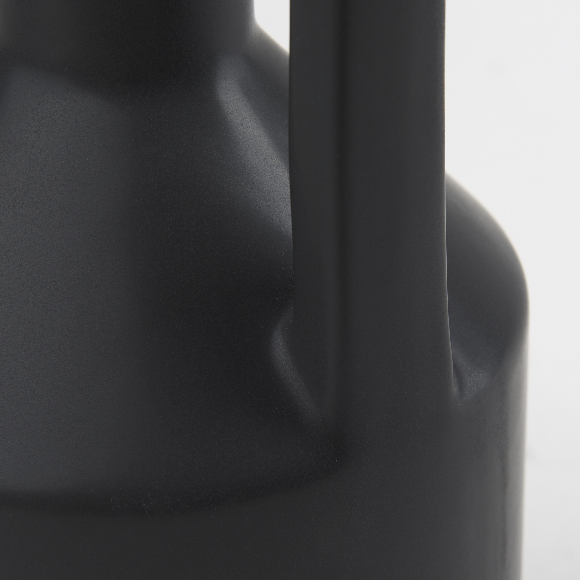 Burton-17.1H-Large-Matte-Black-Ceramic-Jug-Vase-8