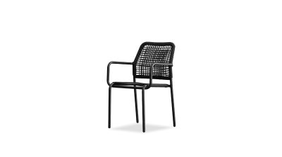 CASTILE-Coal-Black-Rope-Indoor-Outdoor-Dining-Armchair
