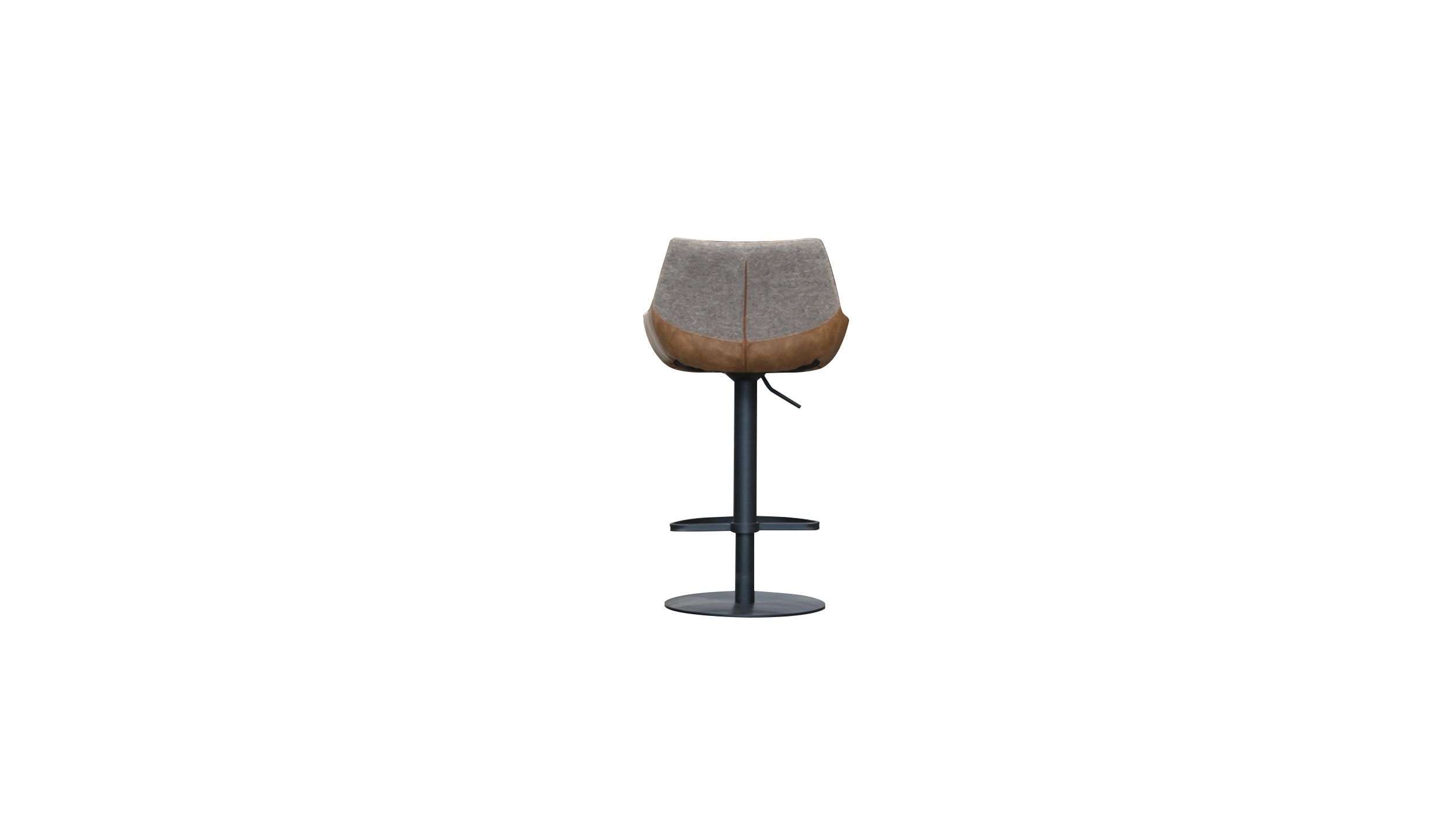 COLT-Brown-Leatherette-Hydraulic-Bar-Stool-Black-Base-3