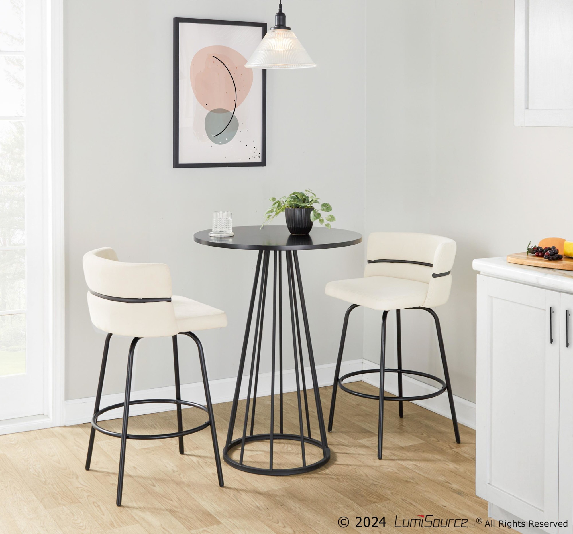 Canary-Contemporary-Black-Counter-Table-with-Round-Wood-Top