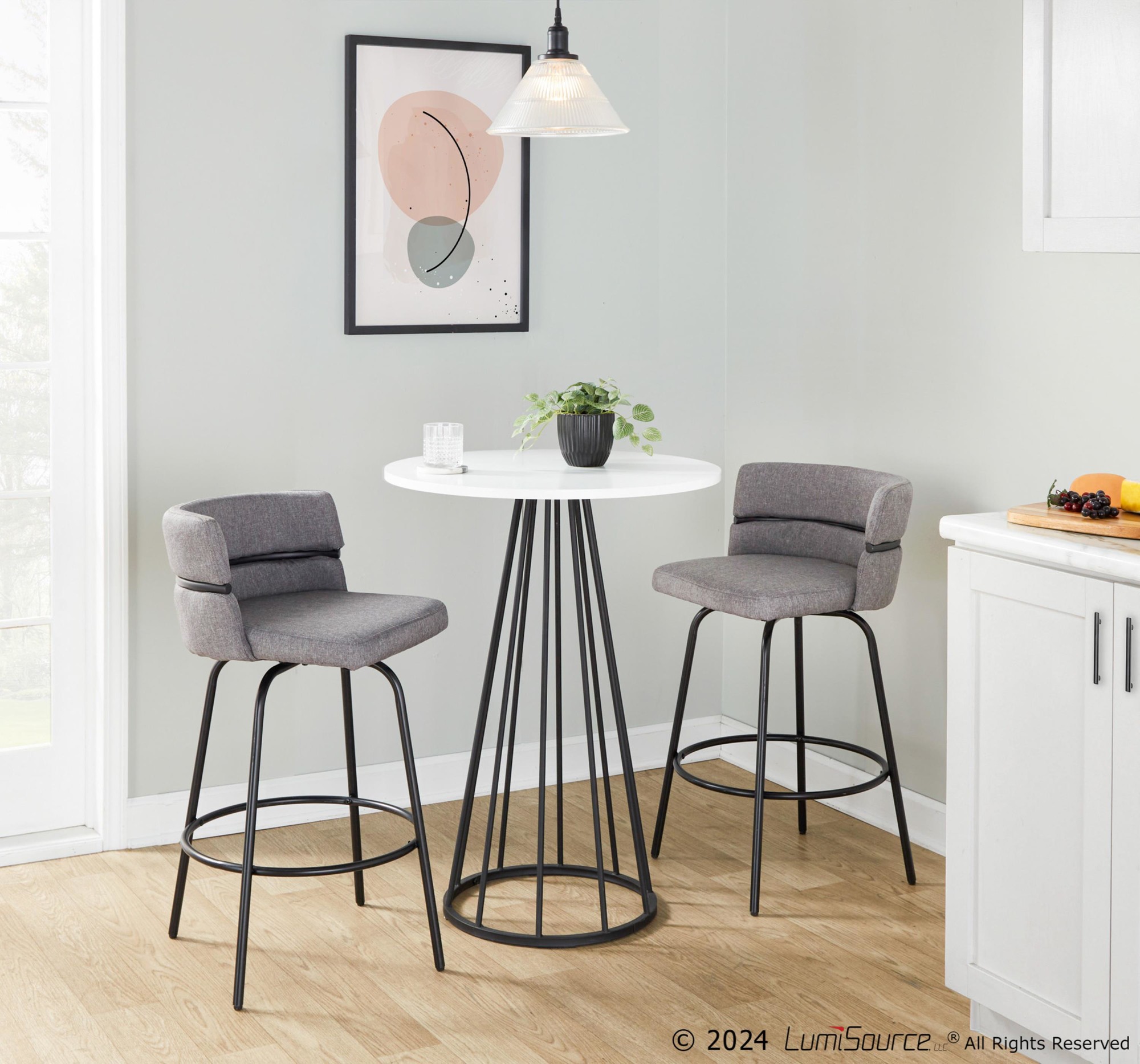 Canary-Contemporary-Counter-Table-Black-Metal-and-White-Wood-1