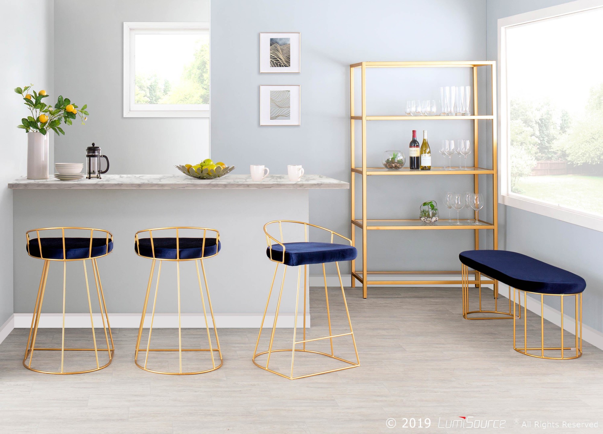Canary-Gold-Blue-Velvet-Contemporary-Counter-Stools-Set-of-2-1