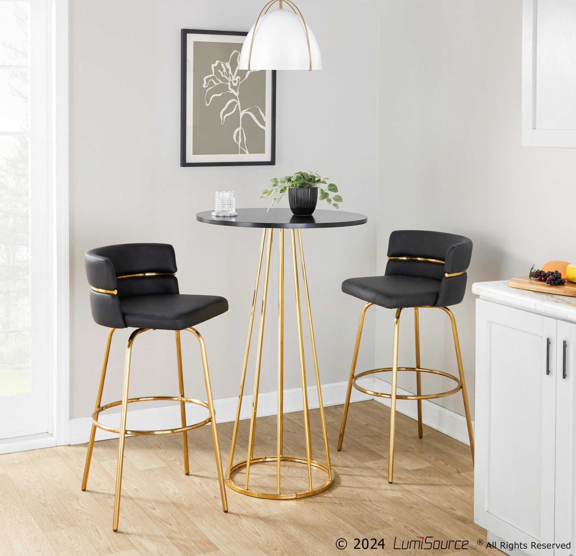 Canary-Gold-and-Black-Contemporary-Bar-Table-1