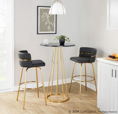 Canary-Gold-and-Black-Contemporary-Bar-Table