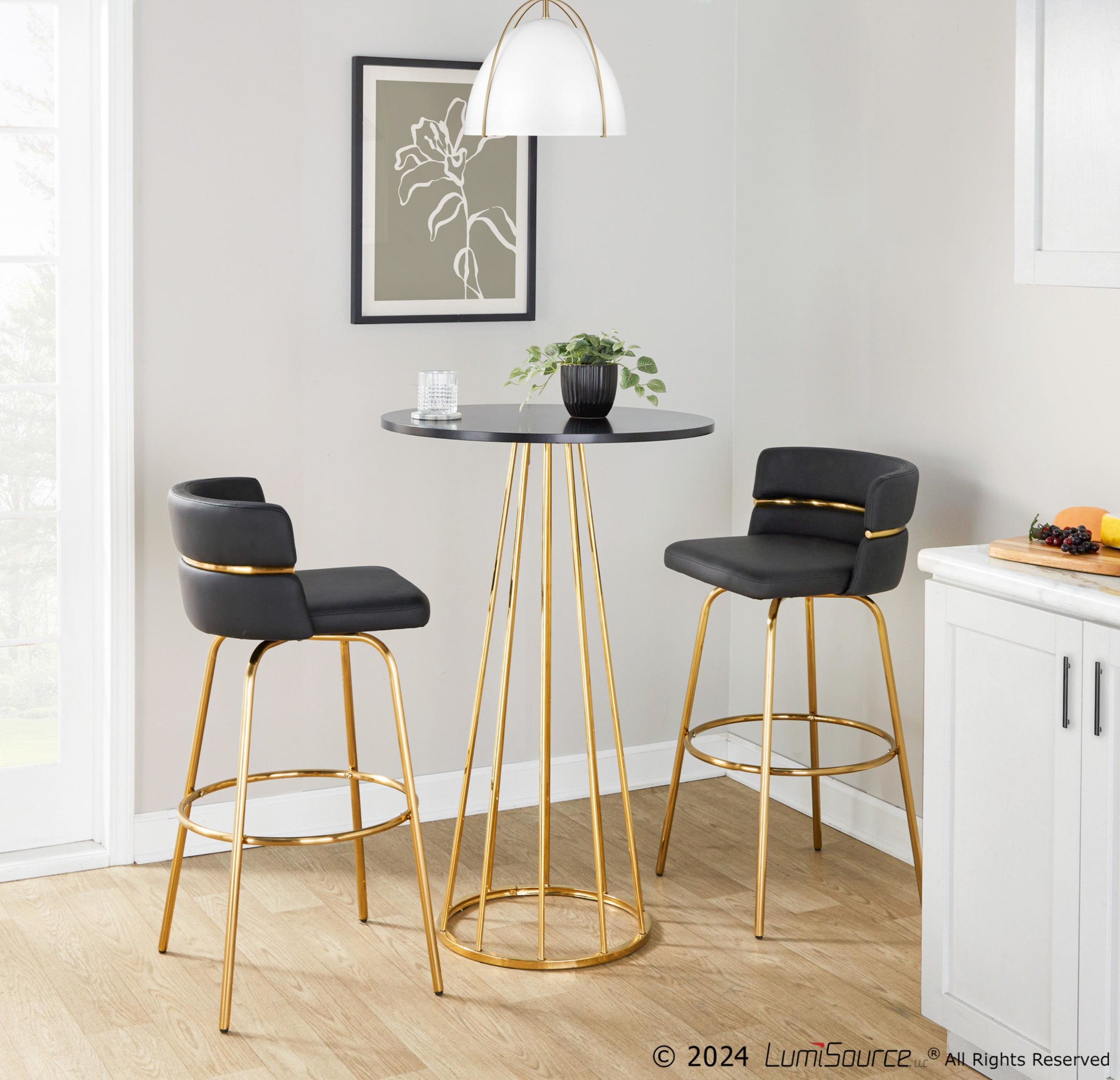 Canary-Gold-and-Black-Contemporary-Bar-Table