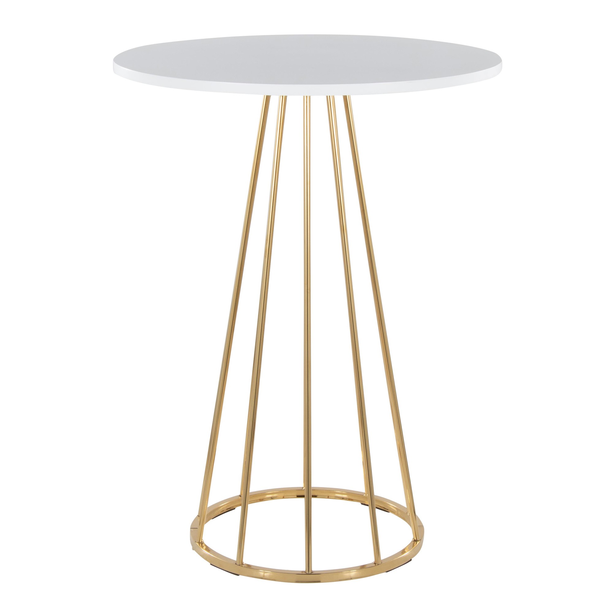 Canary-Gold-and-White-Contemporary-Counter-Table-3
