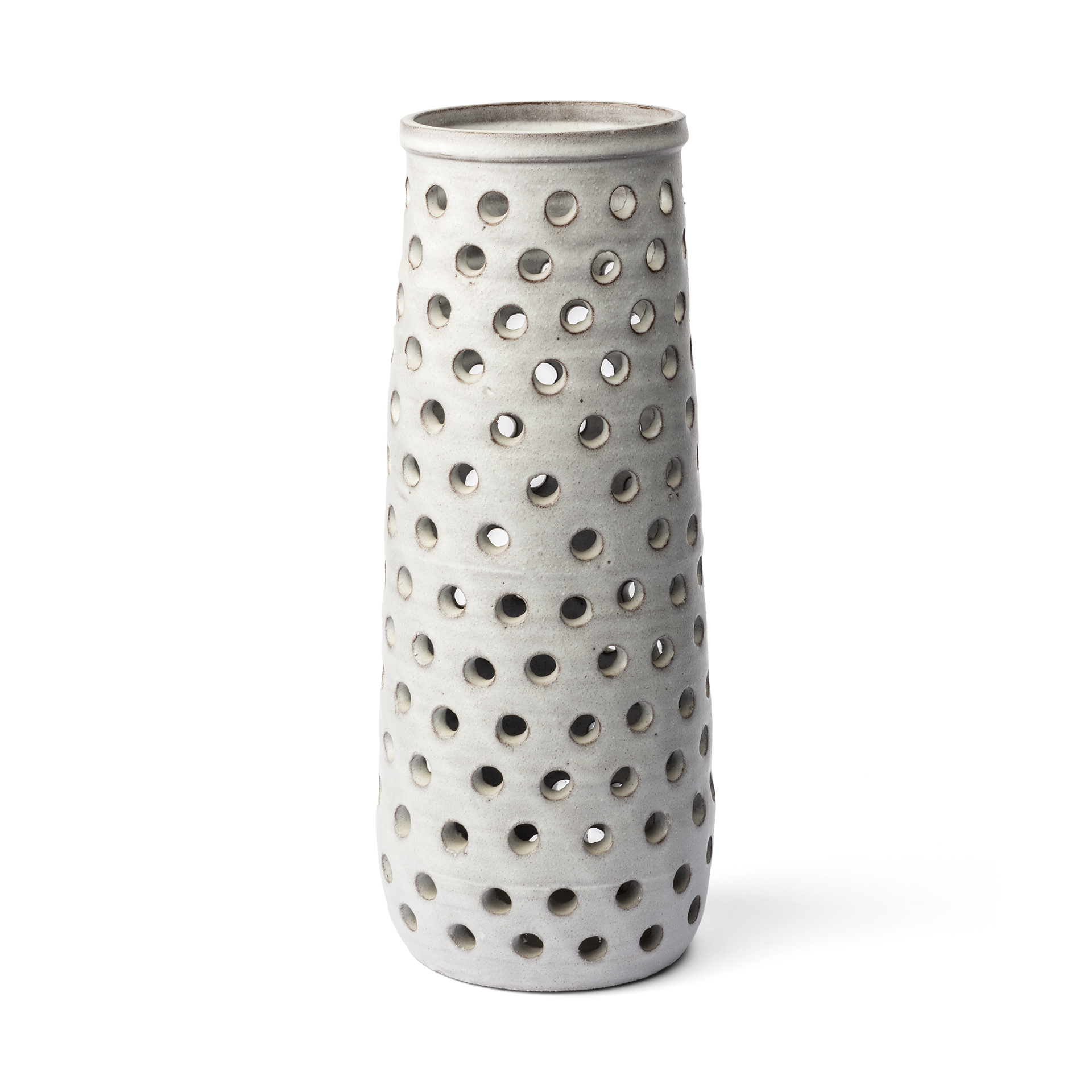 Canasta-Large-Rustic-White-Ceramic-Decorative-Vase