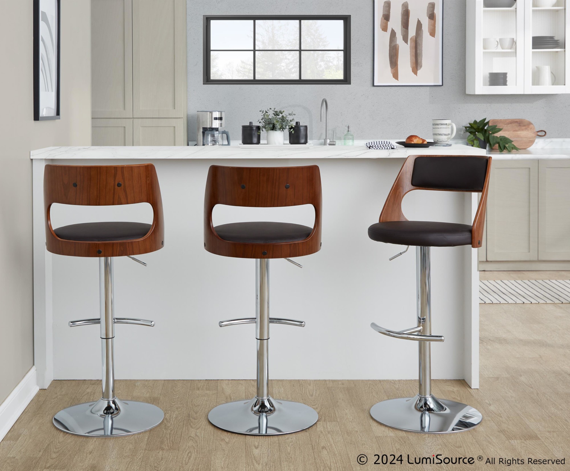Cecina-Mid-Century-Modern-Adjustable-Swivel-Barstool-Brown-Set-of-2