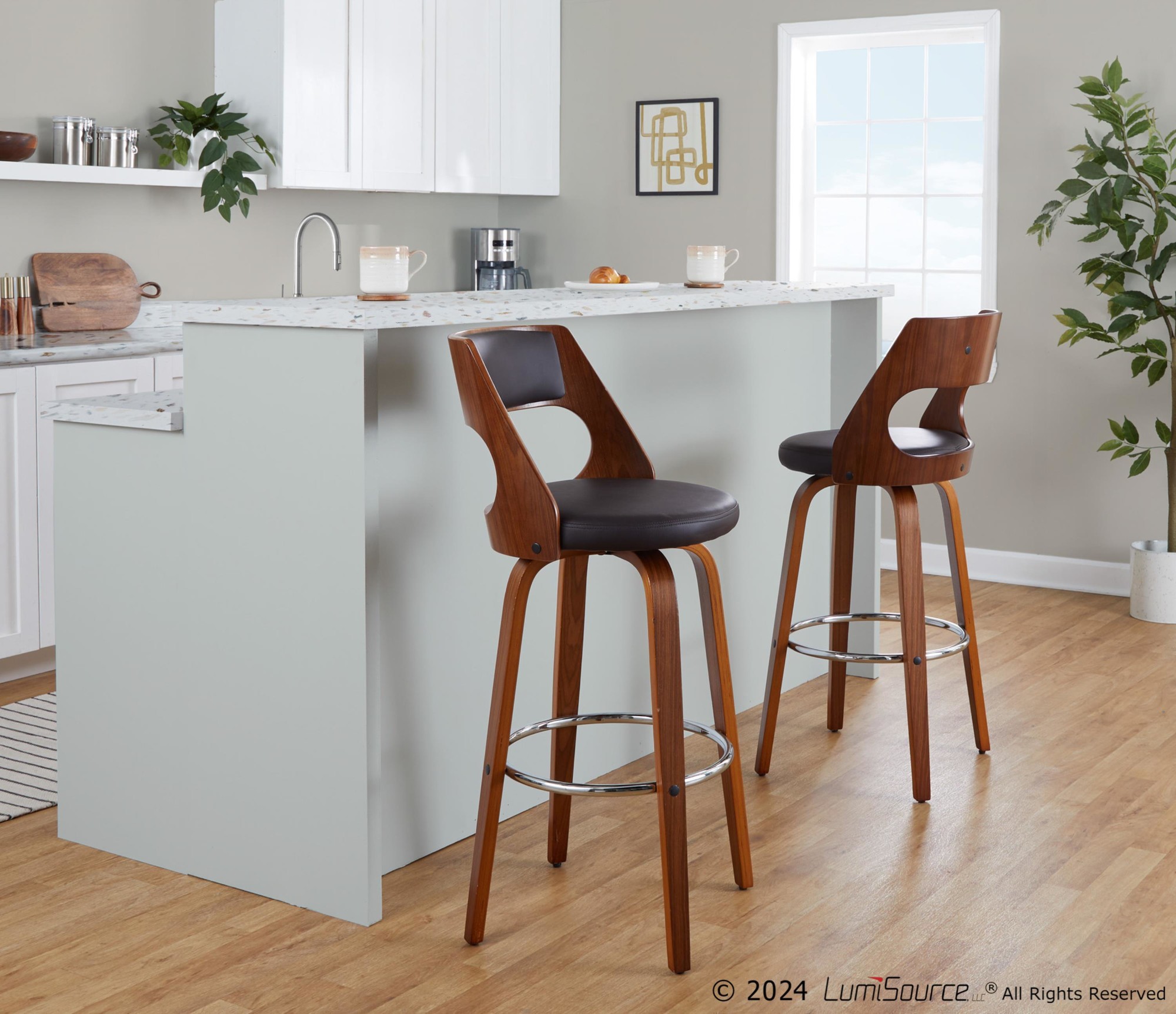 Cecina-Mid-Century-Modern-Brown-Swivel-Barstool-Walnut-Set-of-2-1