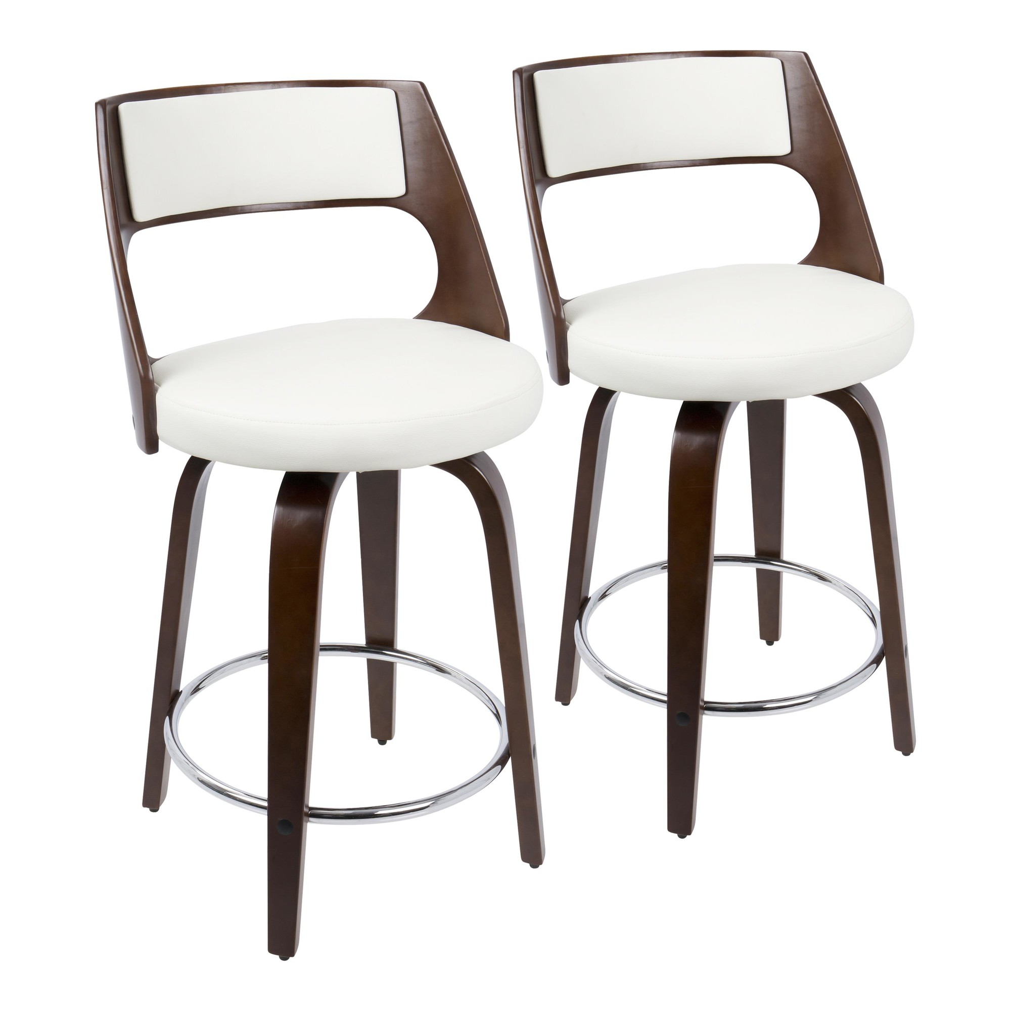 Cecina-Mid-Century-Modern-Mahogany-Counter-Stool-White-Faux-Leather-Set-of-2-1