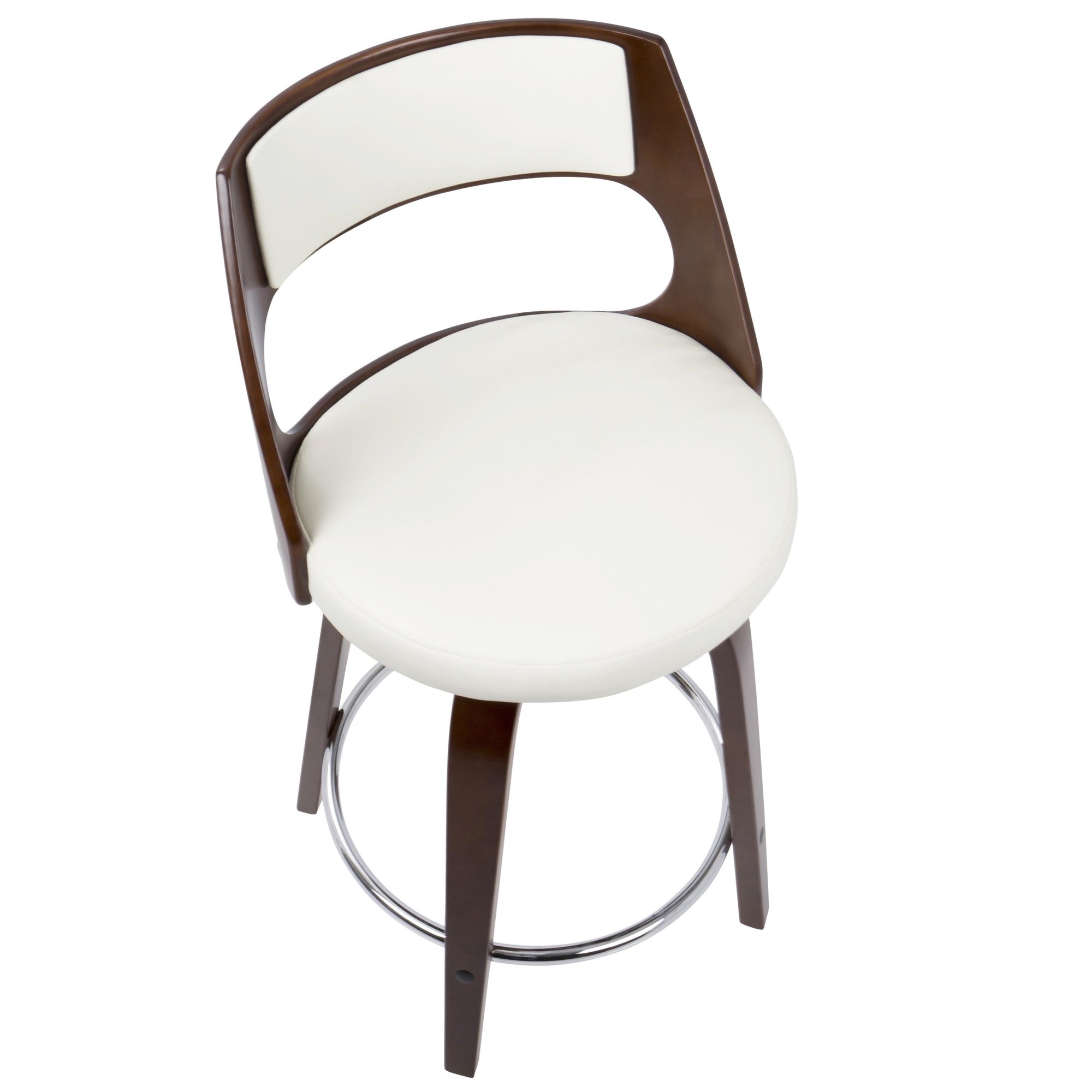 Cecina-Mid-Century-Modern-Mahogany-Counter-Stool-White-Faux-Leather-Set-of-2-7