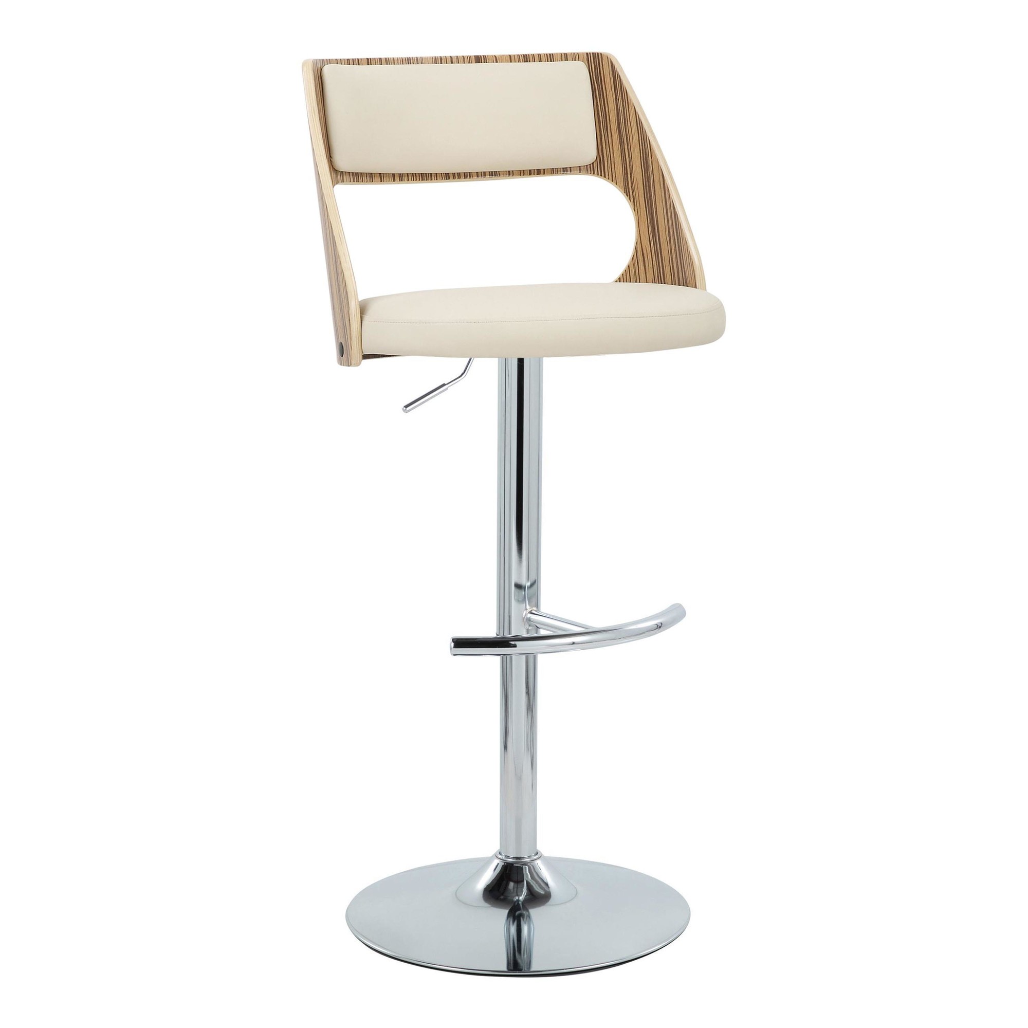 Cecina-Mid-Century-Modern-Swivel-Barstool-Chrome-Zebra-Cream-Set-of-2-7