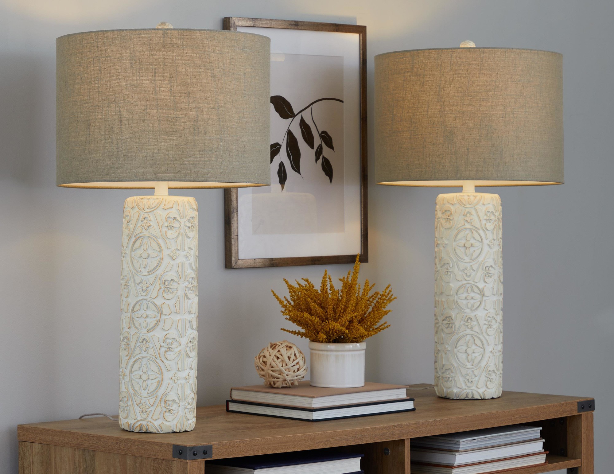 Charlotte-30-Contemporary-Brown-Table-Lamps-Beige-Linen-Shade-Set-of-2